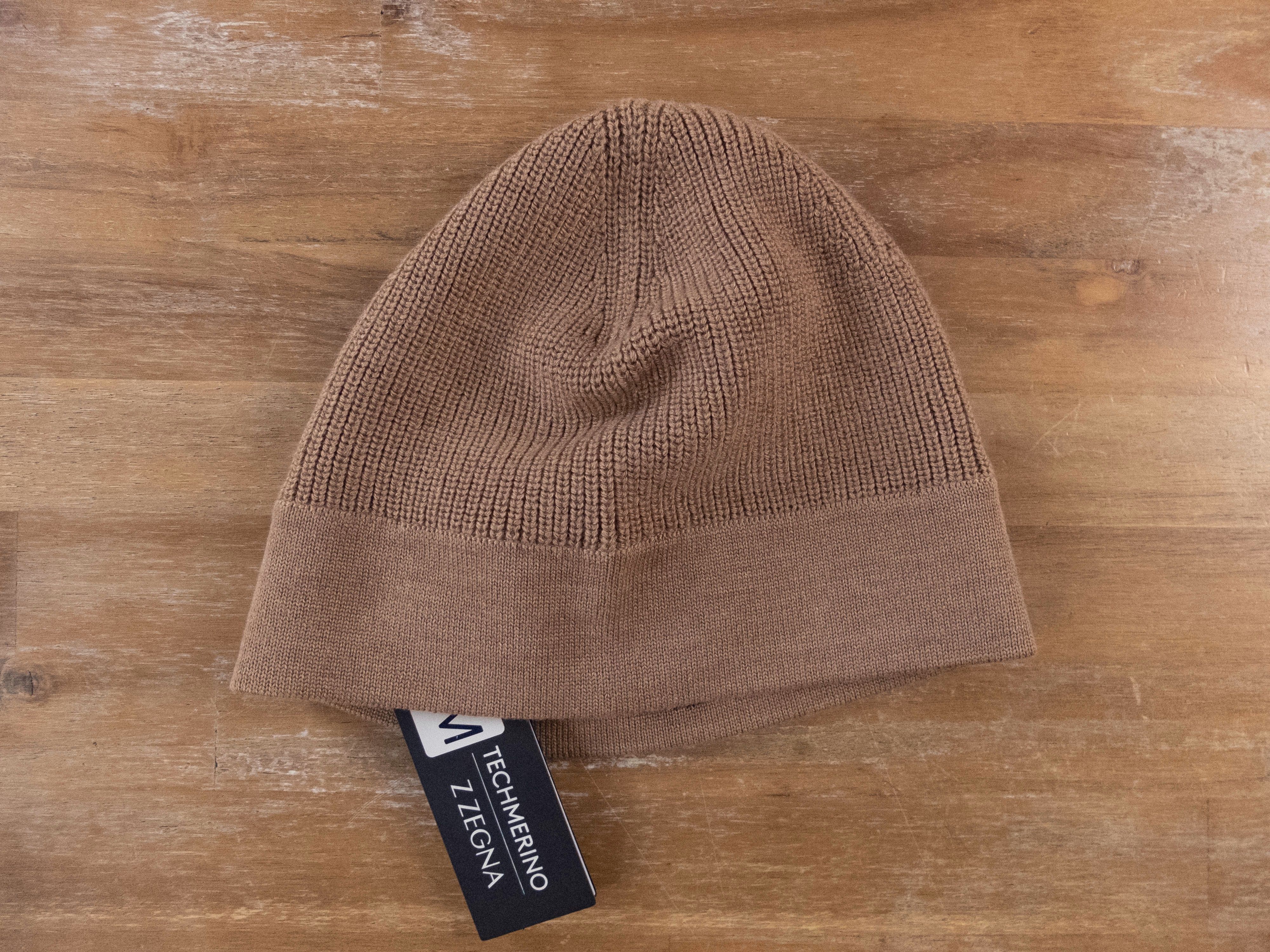 Z Zegna Z ZEGNA brown Techmerino wool beanie hat I / Small / Medium Size ONE SIZE - 4 Thumbnail