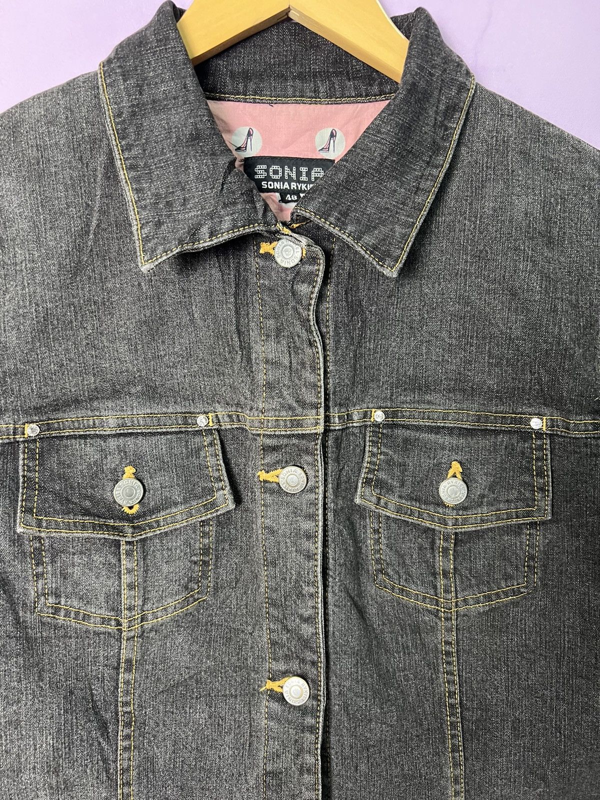 Sonia Rykiel 🔥Rare Sonia Rykiel Denim Jacket Size M / US 6-8 / IT 42-44 - 7 Thumbnail