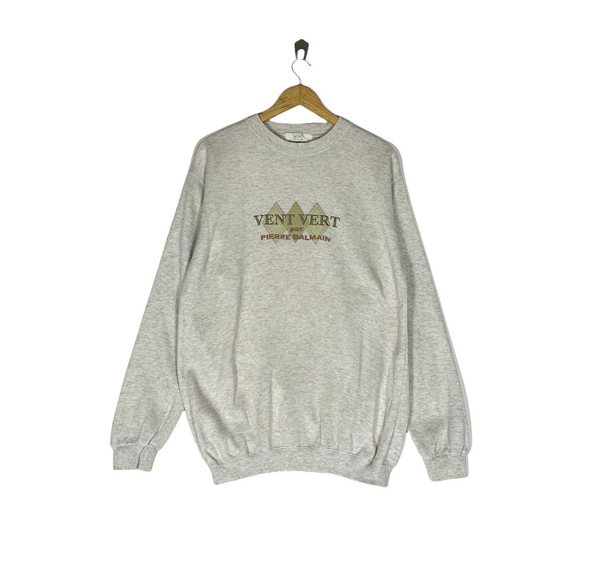 Pierre Balmain Pierre Balmain Vent Vert Sweatshirt Embroidered Logo Size US M / EU 48-50 / 2 - 1 Thumbnail