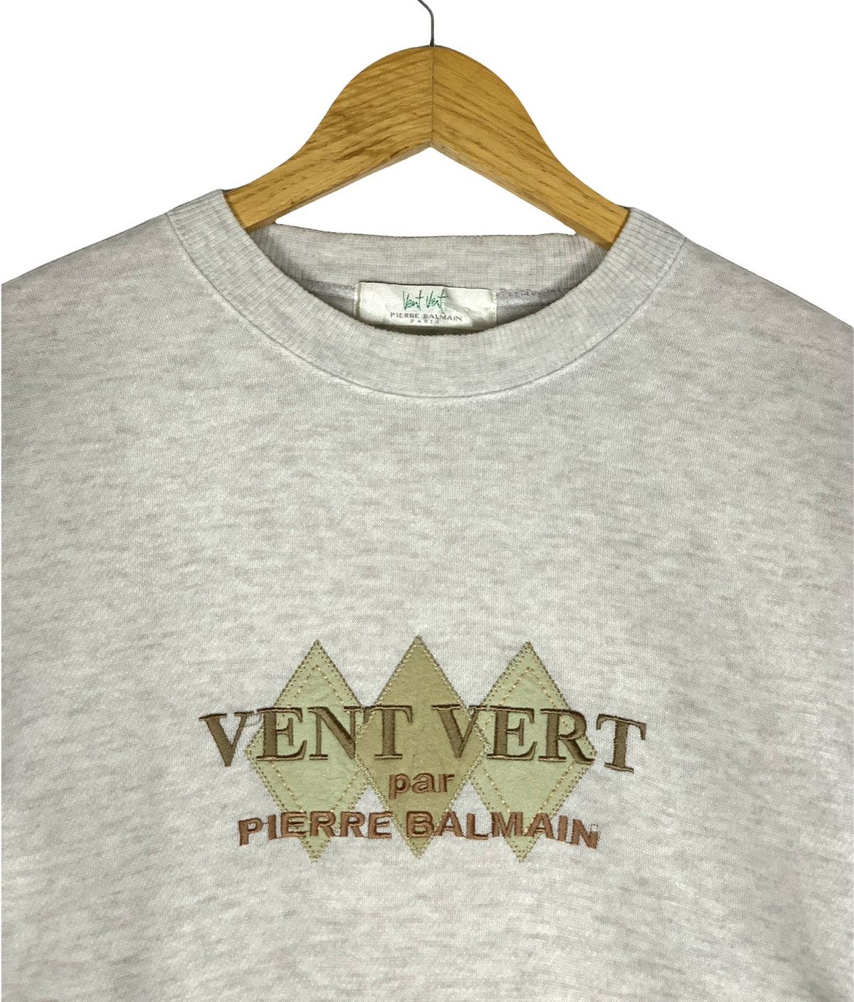 Pierre Balmain Pierre Balmain Vent Vert Sweatshirt Embroidered Logo Size US M / EU 48-50 / 2 - 2 Thumbnail