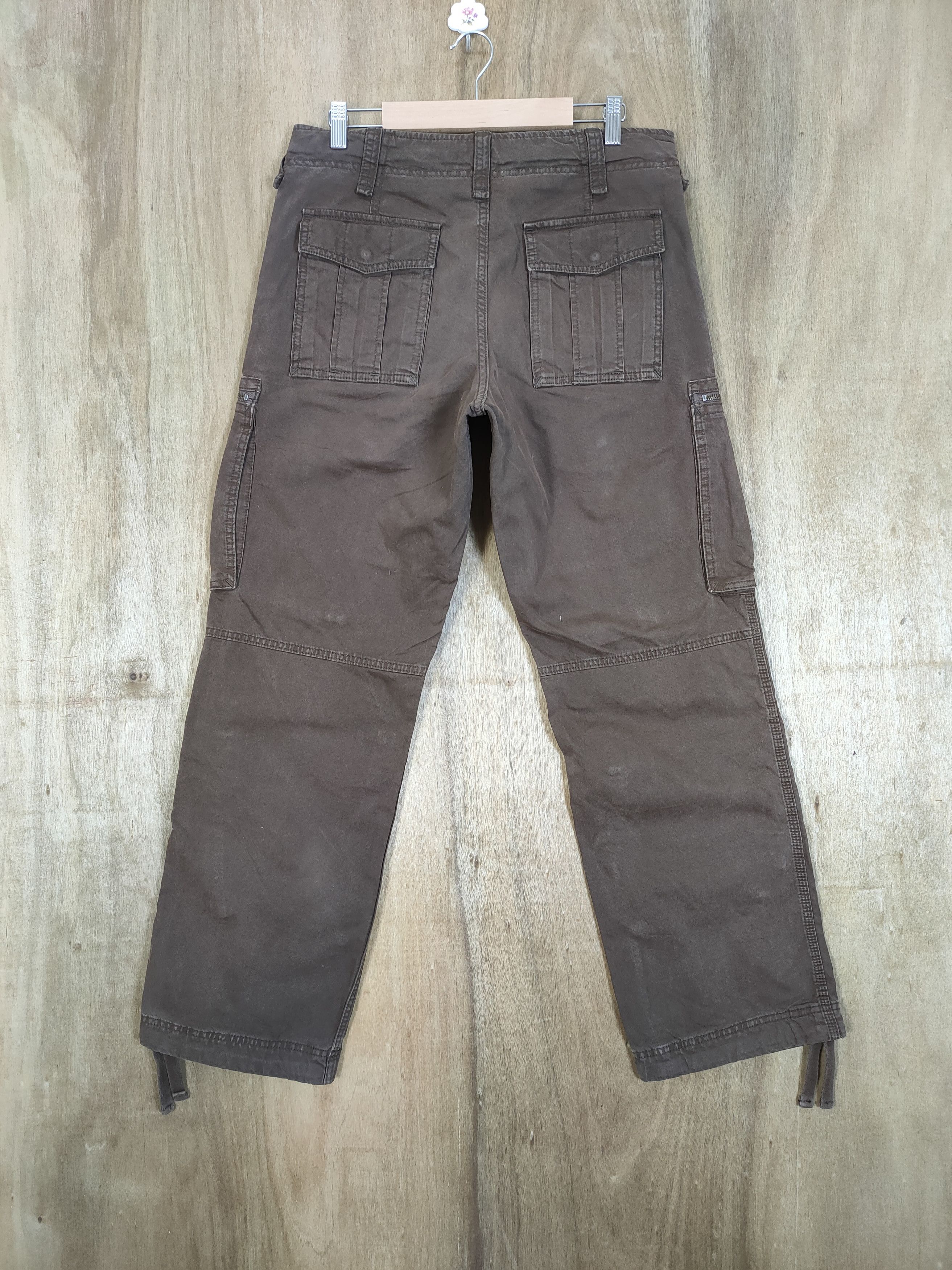 Japanese Brand VINTAGE JAPANESE BROWN CARGO PANTS Size US 32 / EU 48 - 8 Thumbnail