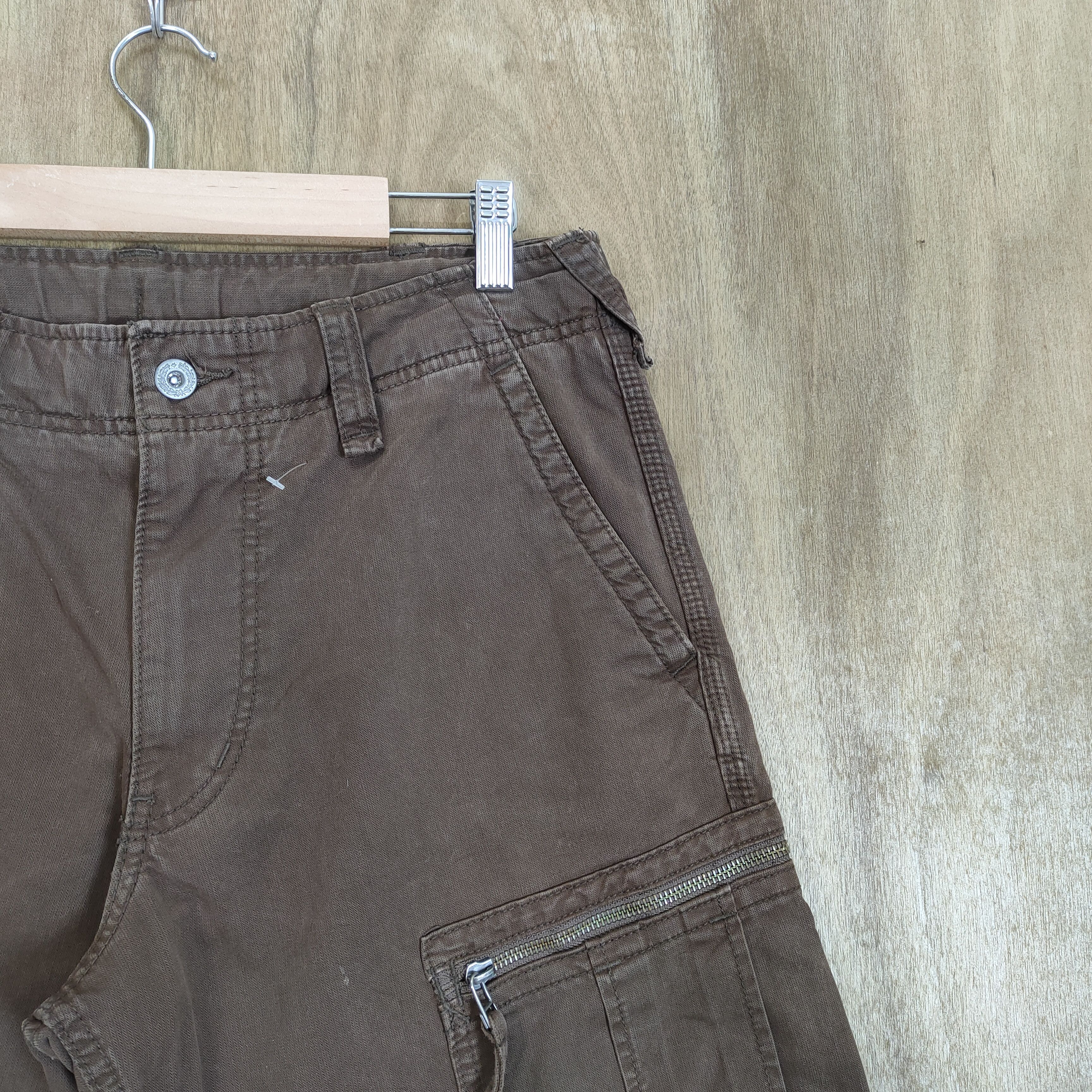 Japanese Brand VINTAGE JAPANESE BROWN CARGO PANTS Size US 32 / EU 48 - 6 Thumbnail