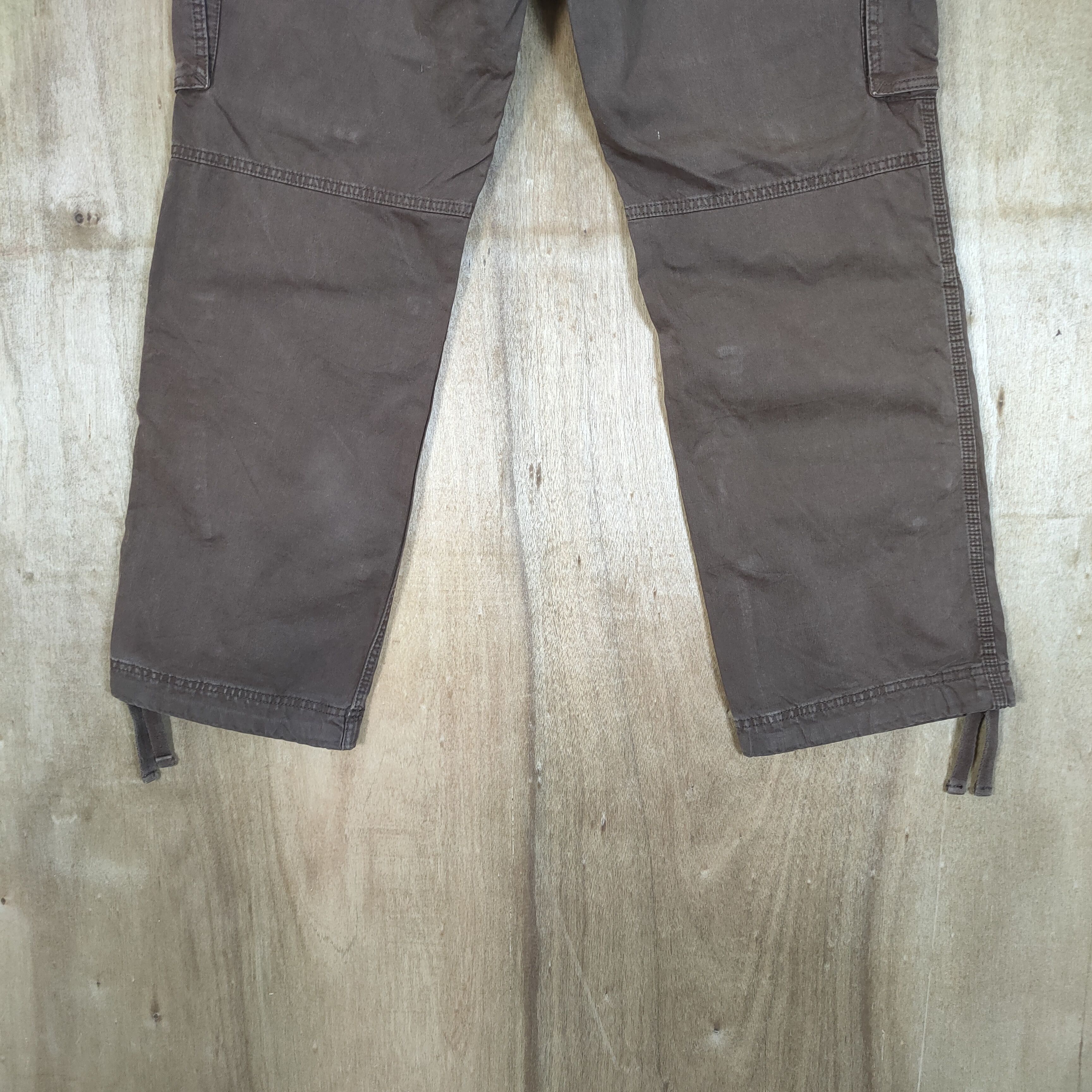 Japanese Brand VINTAGE JAPANESE BROWN CARGO PANTS Size US 32 / EU 48 - 10 Thumbnail