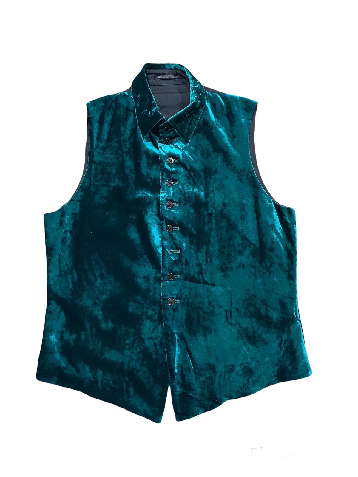 Yohji Yamamoto YOHJI YAMAMOTO POUR HOMME SIGNATURE VELVET VEST | Grailed