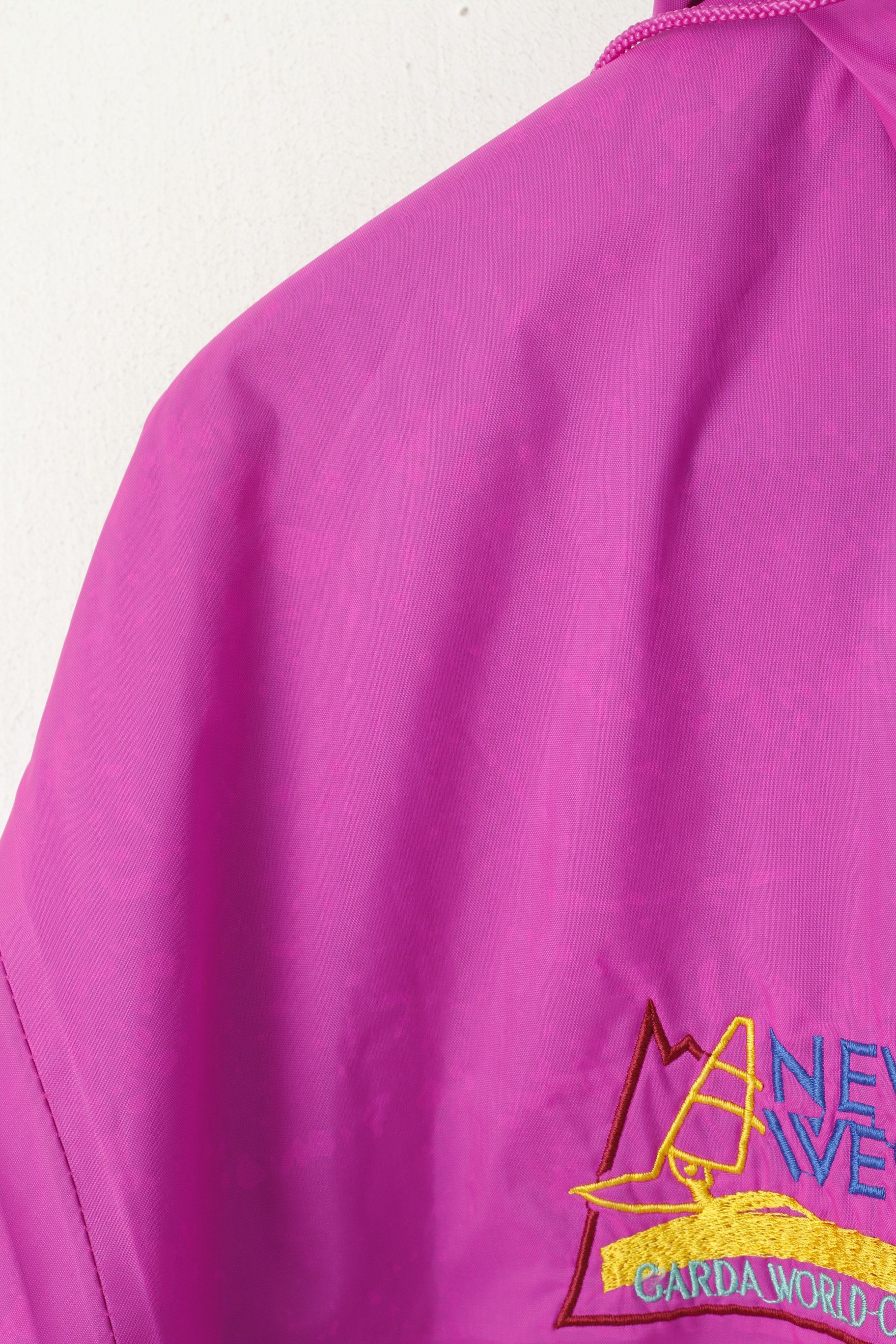 Vintage Slam Men M Jacket Pink Sportswear Hooded Garda 1962 Size US M / EU 48-50 / 2 - 4 Thumbnail