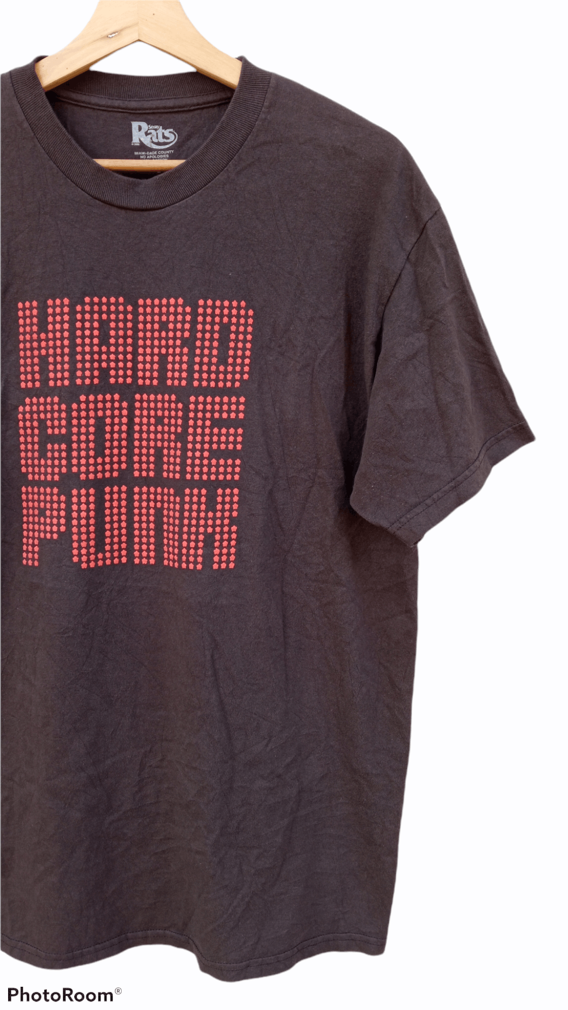 Stray Rats 🔥🔥Stray Rats Hardcore Punk Spellout T-Shirt Size US L / EU 52-54 / 3 - 4 Thumbnail