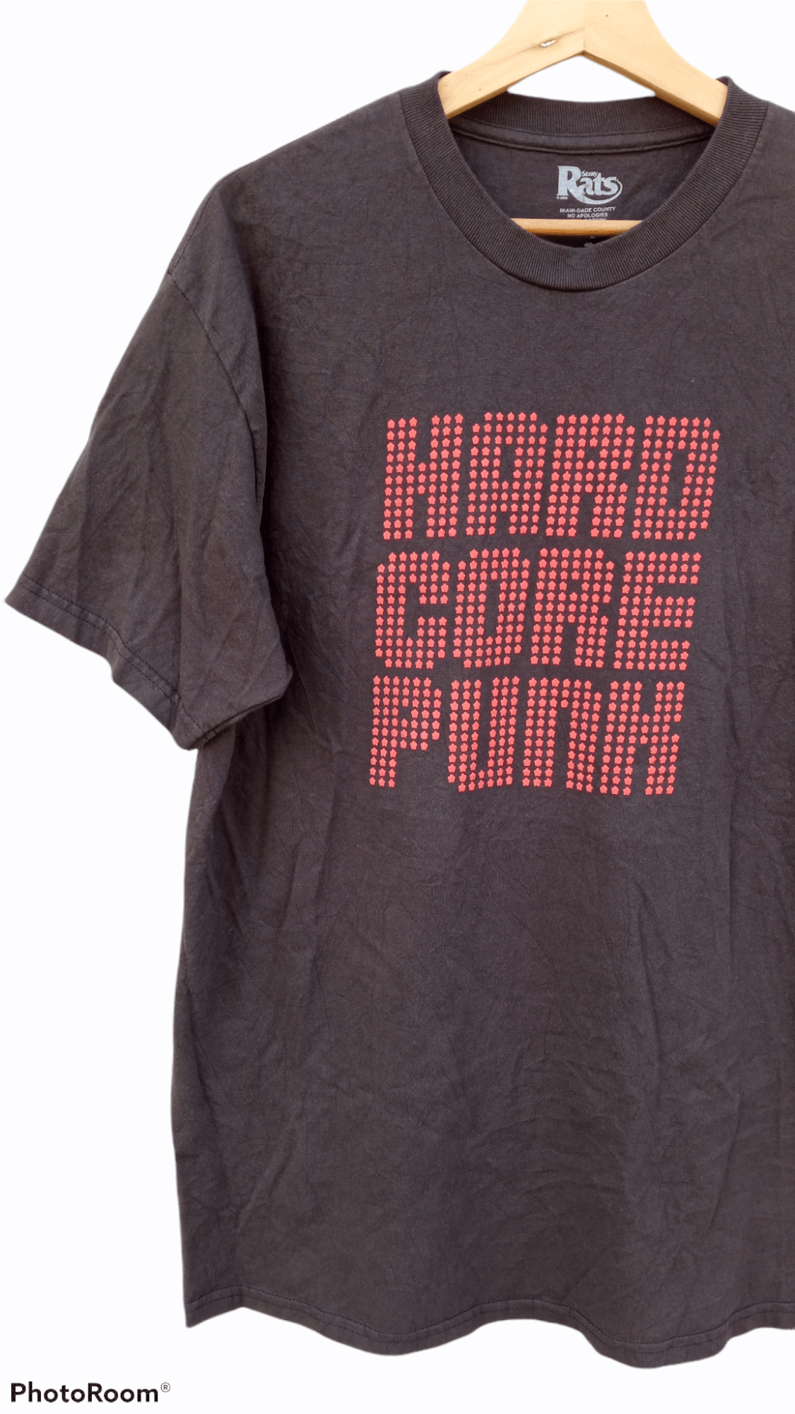 Stray Rats 🔥🔥Stray Rats Hardcore Punk Spellout T-Shirt Size US L / EU 52-54 / 3 - 5 Thumbnail