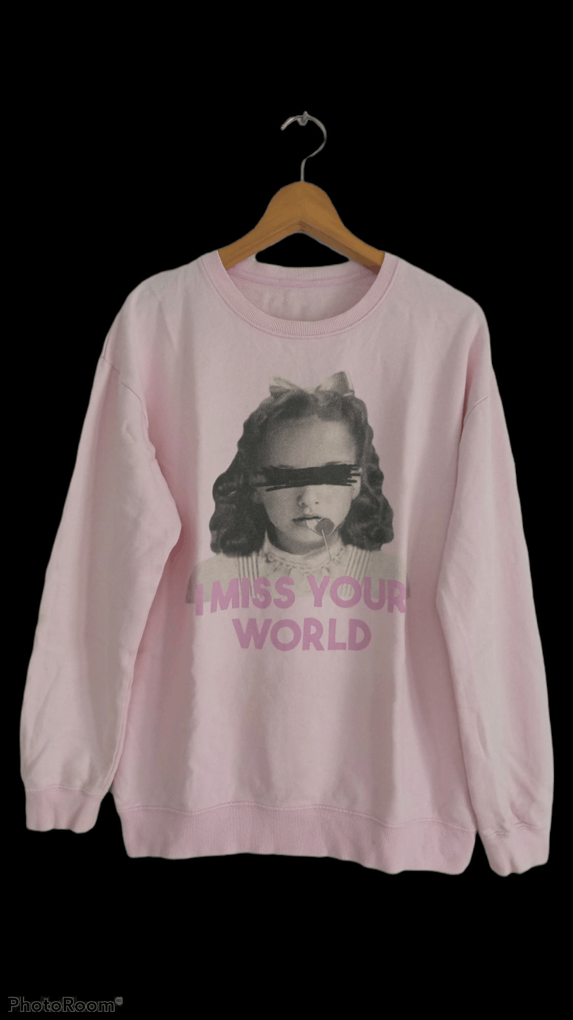 Japanese Brand × Vintage 🔥🔥Vintage Candy Stripper I Miss Your World Sweatshirt Size US L / EU 52-54 / 3 - 1 Thumbnail
