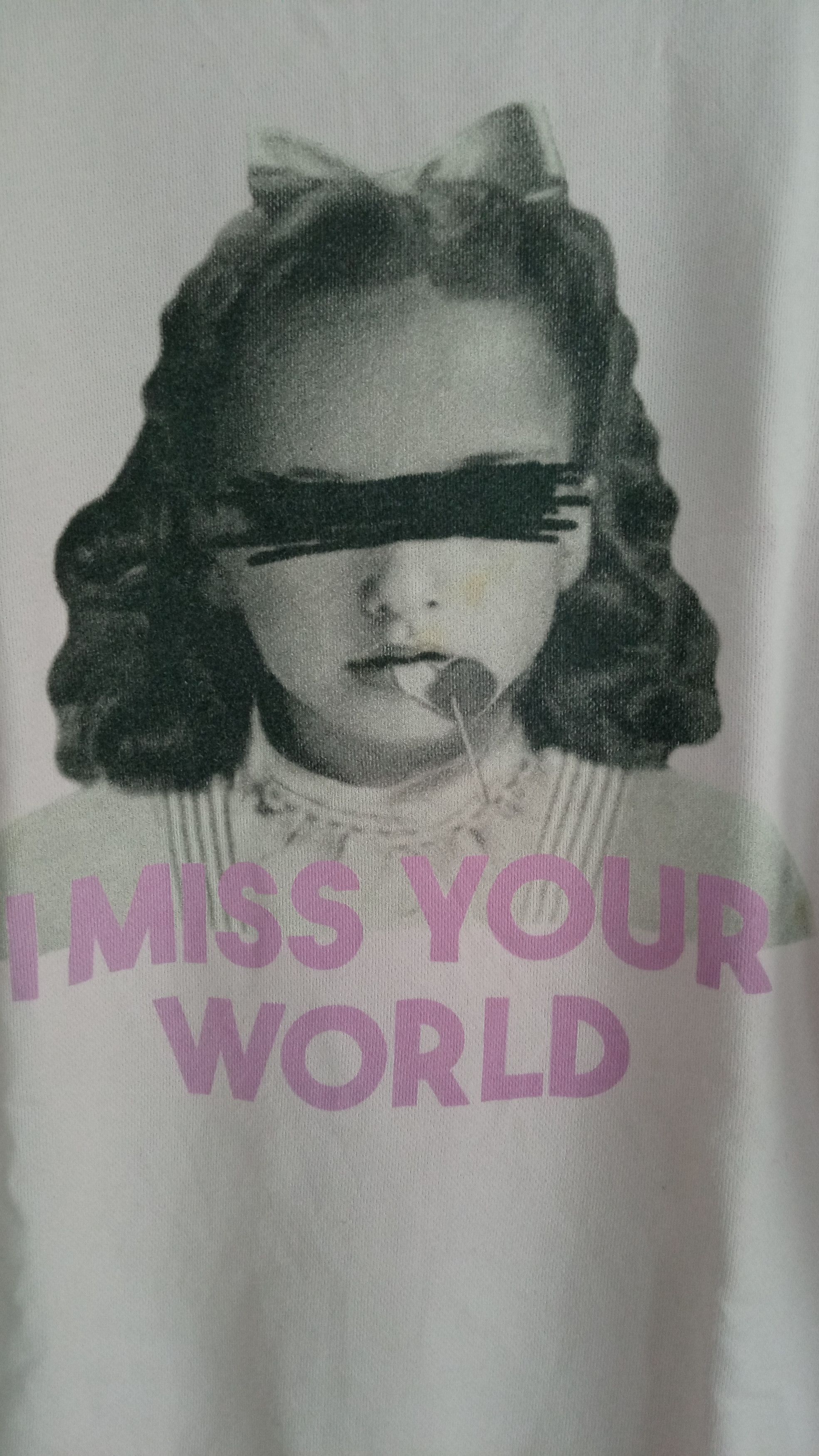 Japanese Brand × Vintage 🔥🔥Vintage Candy Stripper I Miss Your World Sweatshirt Size US L / EU 52-54 / 3 - 7 Thumbnail