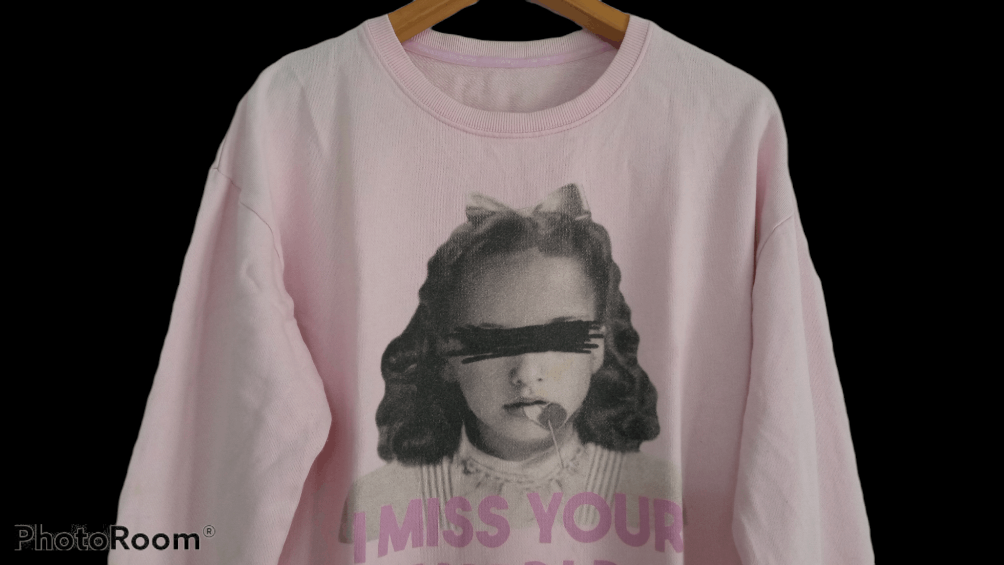Japanese Brand × Vintage 🔥🔥Vintage Candy Stripper I Miss Your World Sweatshirt Size US L / EU 52-54 / 3 - 4 Thumbnail