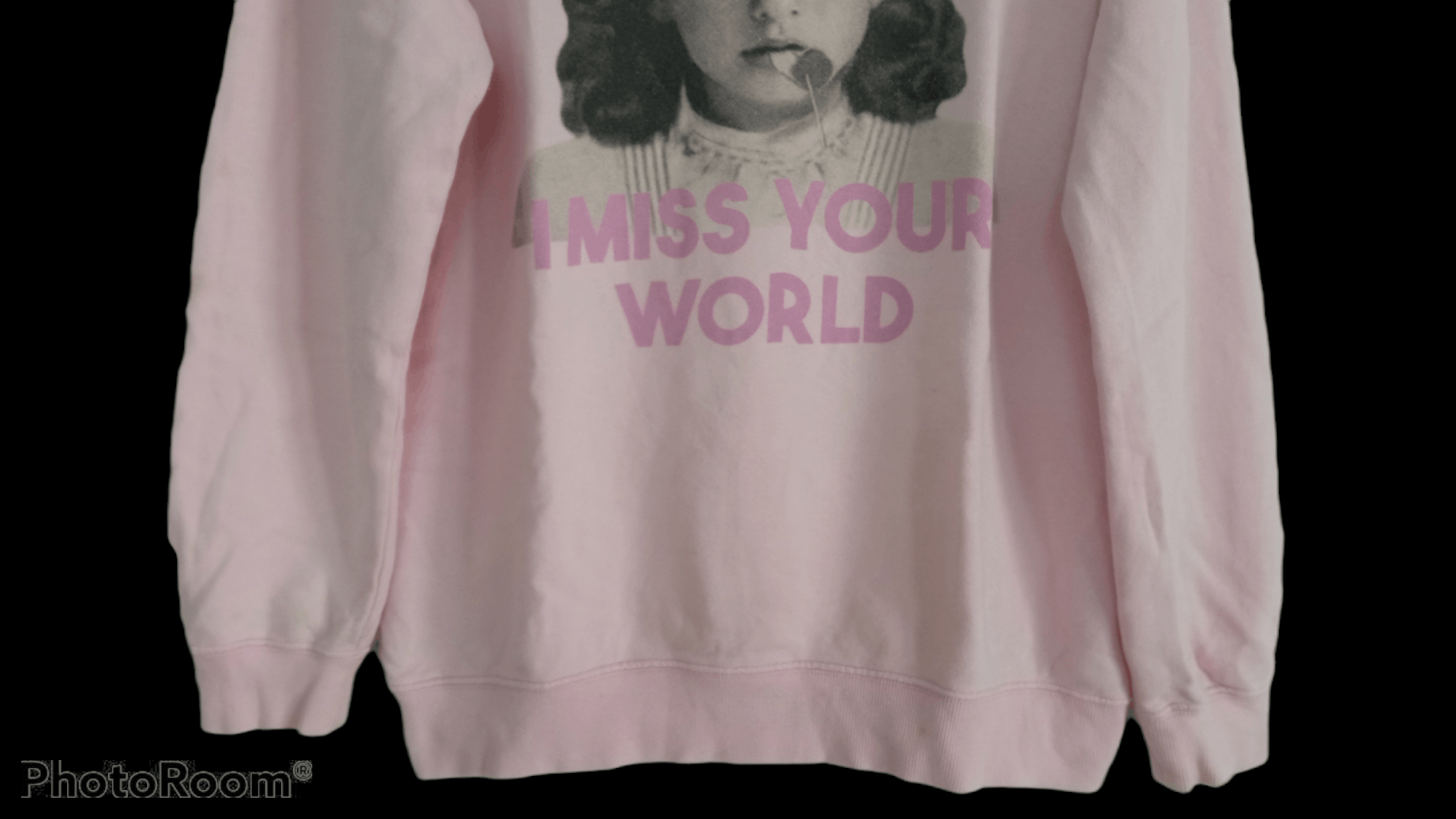 Japanese Brand × Vintage 🔥🔥Vintage Candy Stripper I Miss Your World Sweatshirt Size US L / EU 52-54 / 3 - 5 Thumbnail