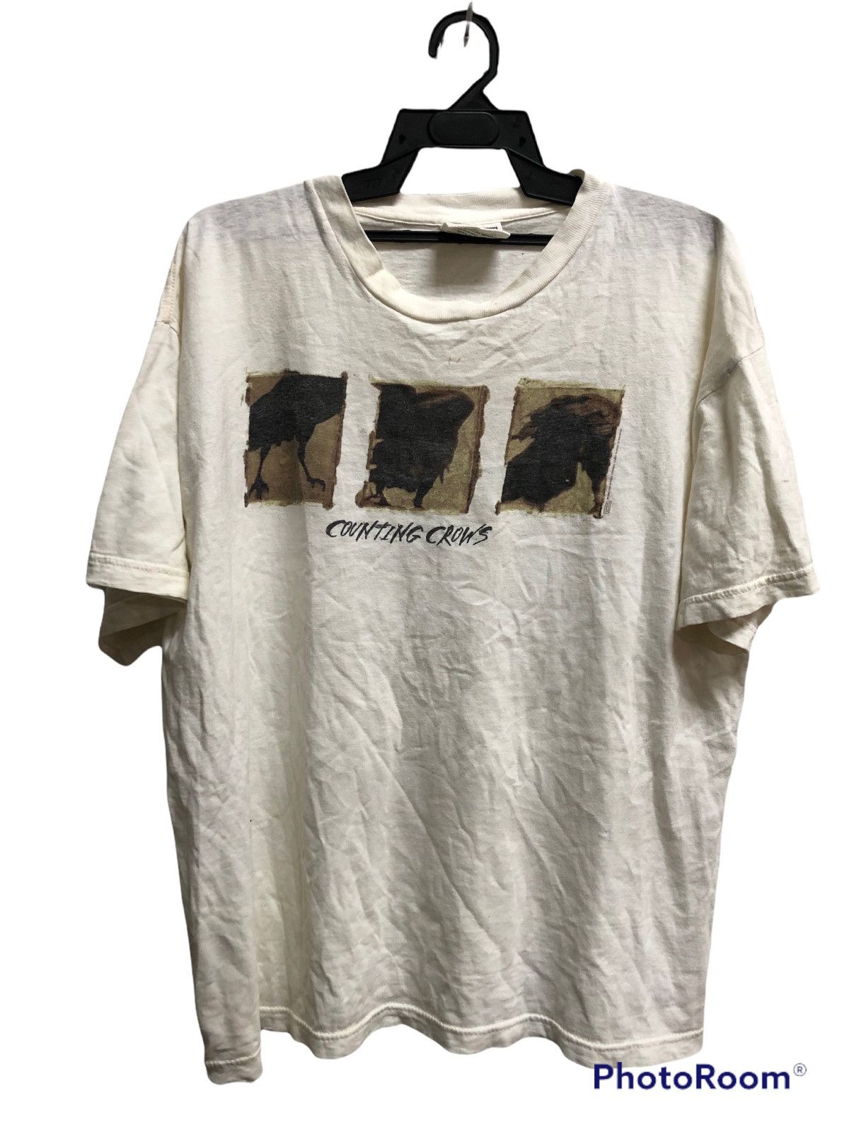 image of Band Tees x Vintage Counting Crows Band in White, Men's (Size XL)