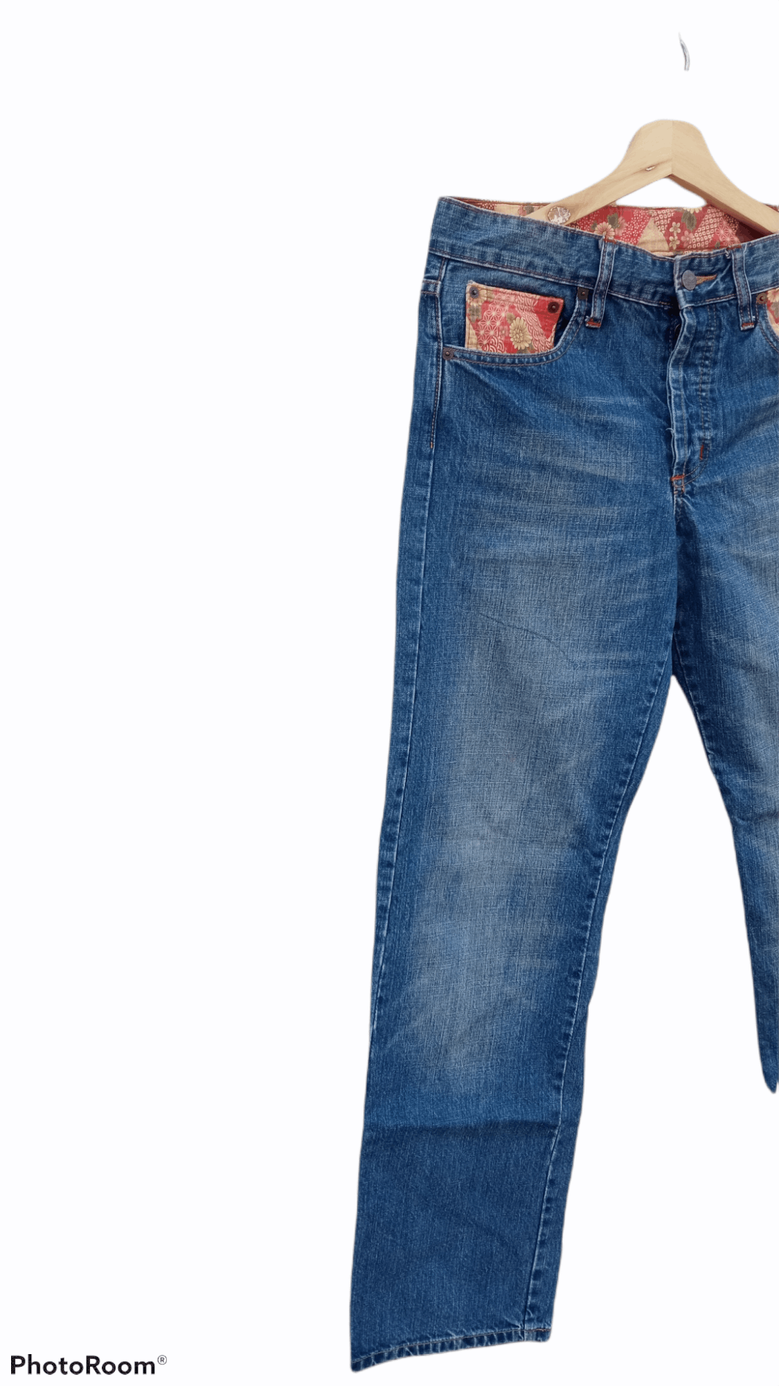 Japanese Brand × Takeo Kikuchi × Vintage 🔥🔥Takeo Kikuchi Floral Motive Distressed Jeans Size US 32 / EU 48 - 5 Thumbnail