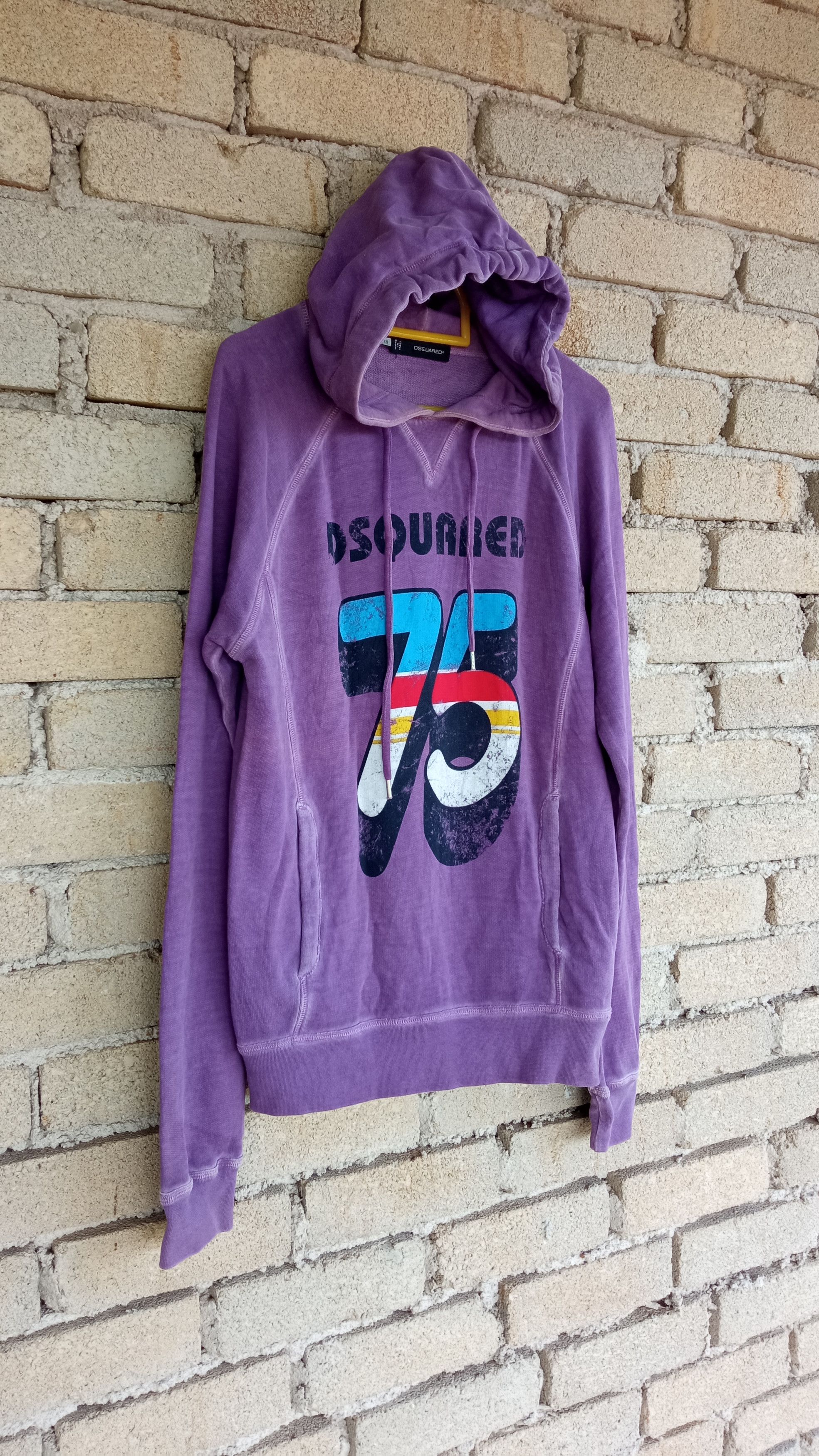 Dsquared2 🔥🔥Dsquared2 Number 75 Printed Hoodie Jacket Size US M / EU 48-50 / 2 - 2 Thumbnail