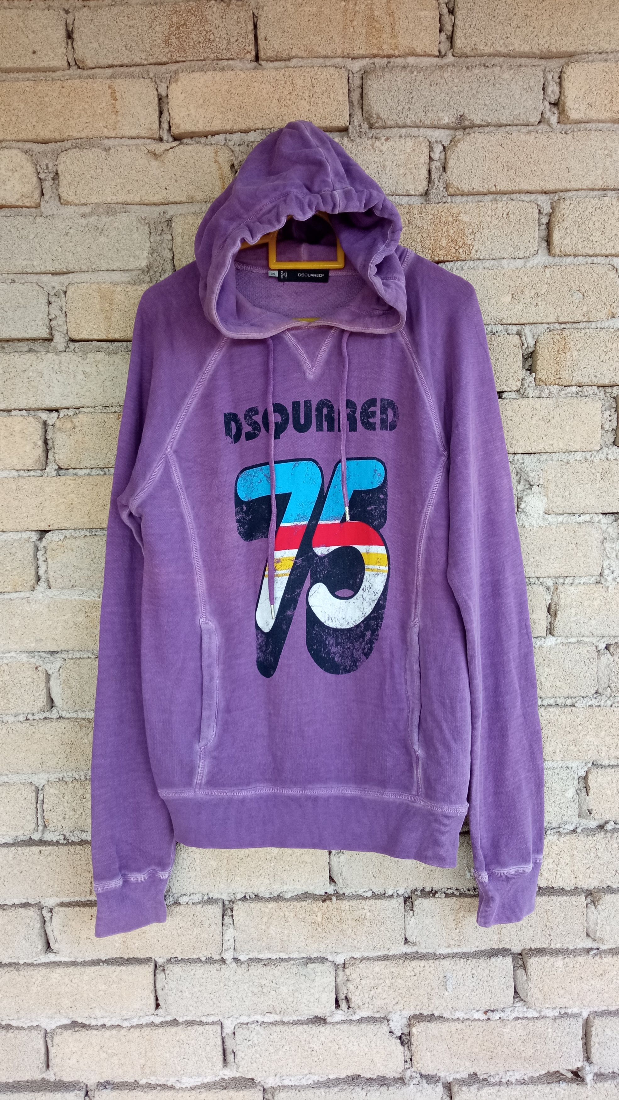 Dsquared2 🔥🔥Dsquared2 Number 75 Printed Hoodie Jacket Size US M / EU 48-50 / 2 - 1 Thumbnail