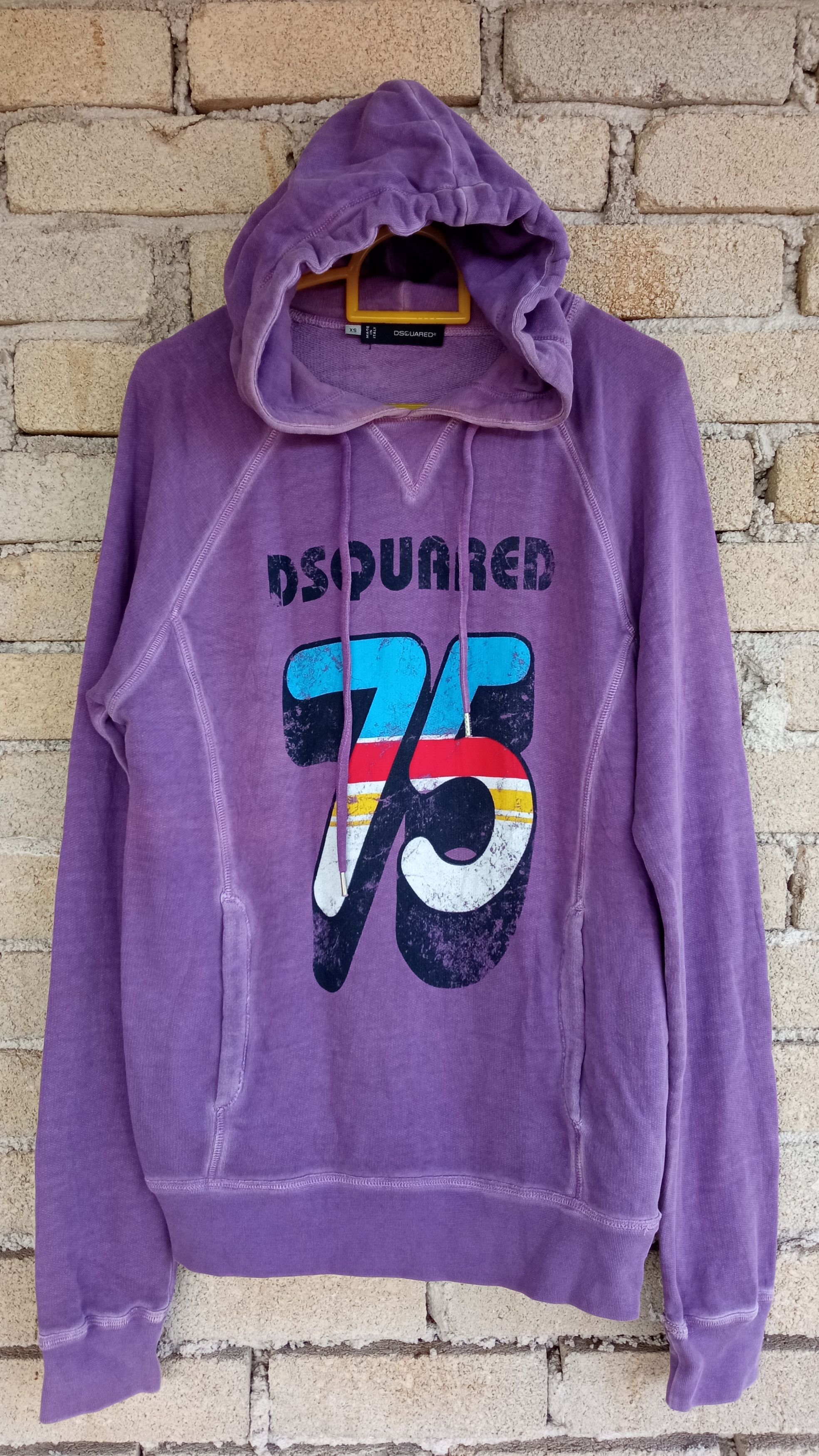 Dsquared2 🔥🔥Dsquared2 Number 75 Printed Hoodie Jacket Size US M / EU 48-50 / 2 - 4 Thumbnail