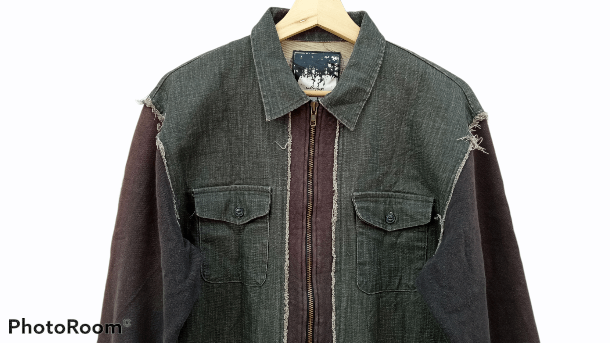 Japanese Brand × Vintage 🔥🔥Anagram an-a-gram Hybrid Sweater Jacket Size US M / EU 48-50 / 2 - 10 Thumbnail
