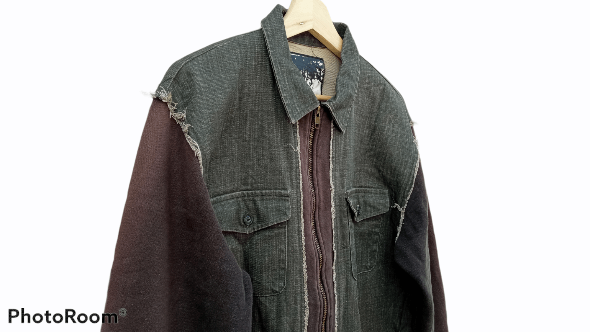 Japanese Brand × Vintage 🔥🔥Anagram an-a-gram Hybrid Sweater Jacket Size US M / EU 48-50 / 2 - 12 Thumbnail