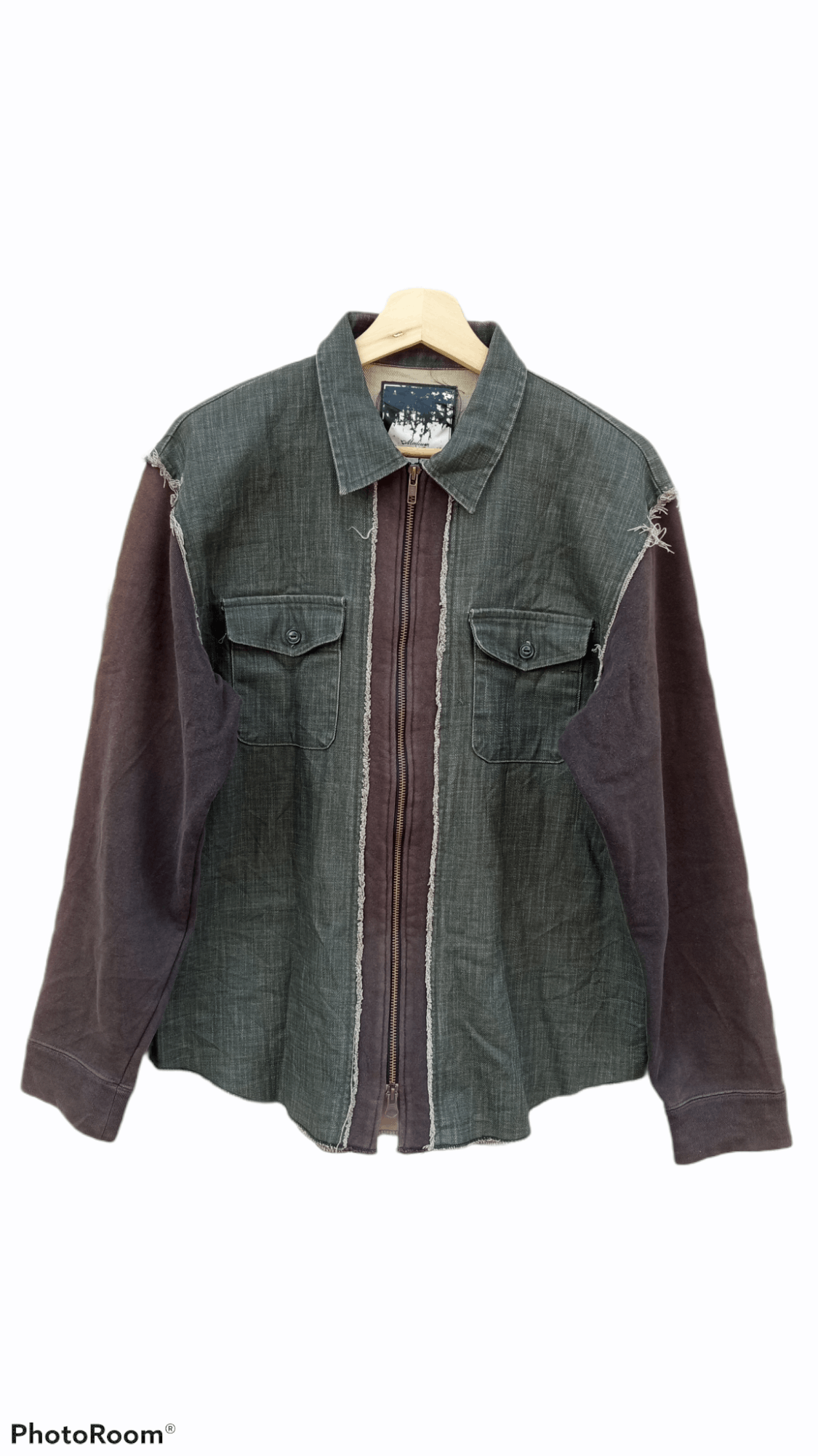 Japanese Brand × Vintage 🔥🔥Anagram an-a-gram Hybrid Sweater Jacket Size US M / EU 48-50 / 2 - 1 Thumbnail