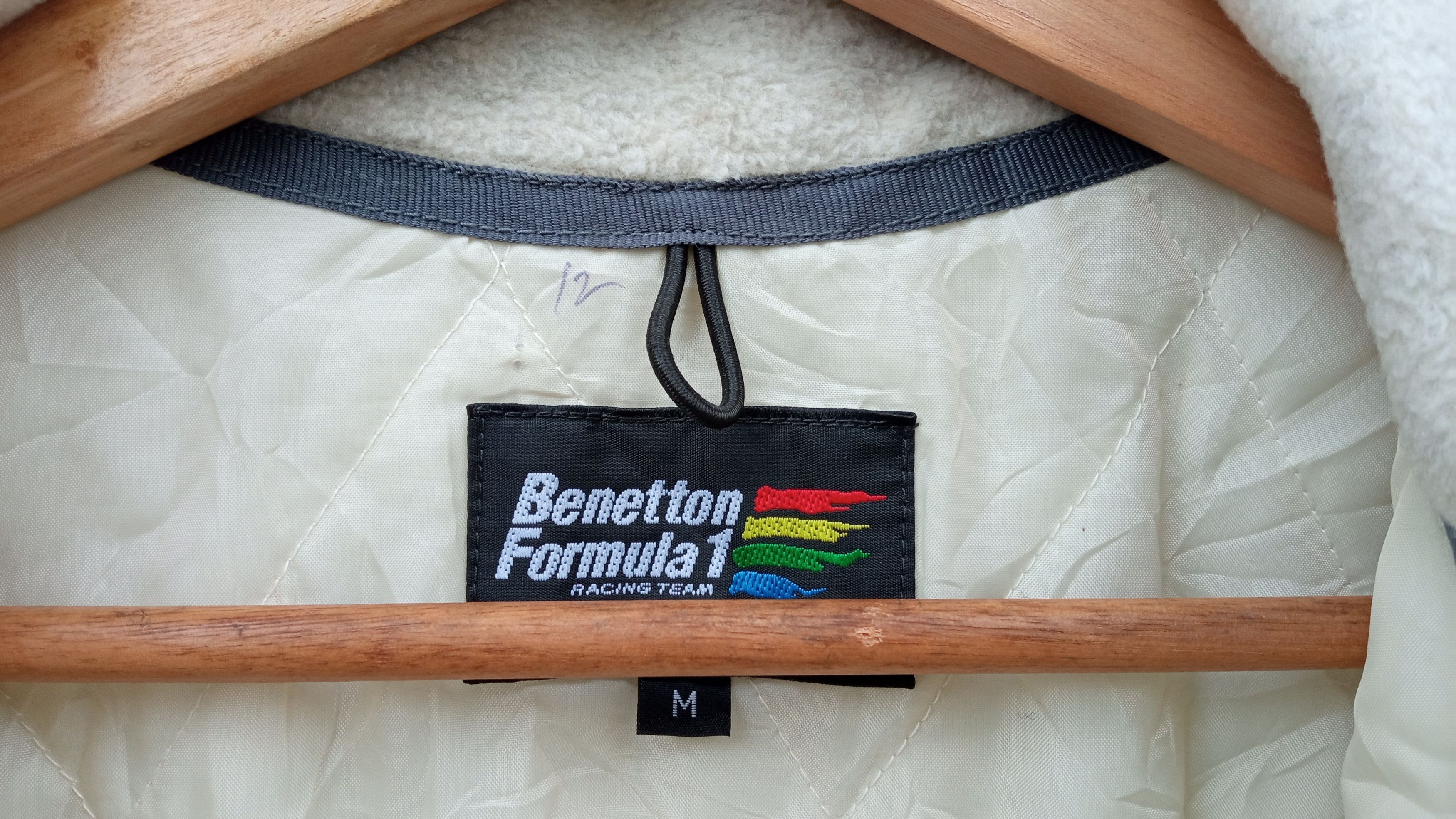 Benetton × Japanese Brand × Vintage 🔥🔥Vintage Benetton Formula 1 Racing Team Fleece Jacket Size US L / EU 52-54 / 3 - 22 Thumbnail