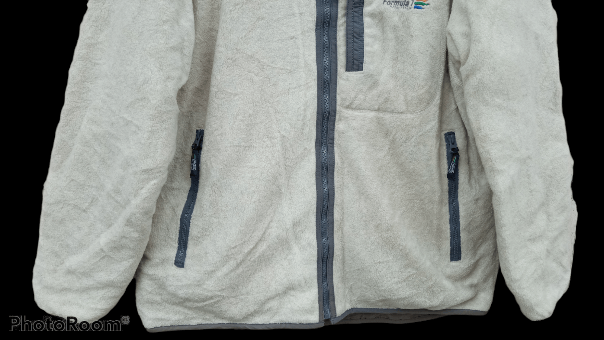 Benetton × Japanese Brand × Vintage 🔥🔥Vintage Benetton Formula 1 Racing Team Fleece Jacket Size US L / EU 52-54 / 3 - 17 Thumbnail