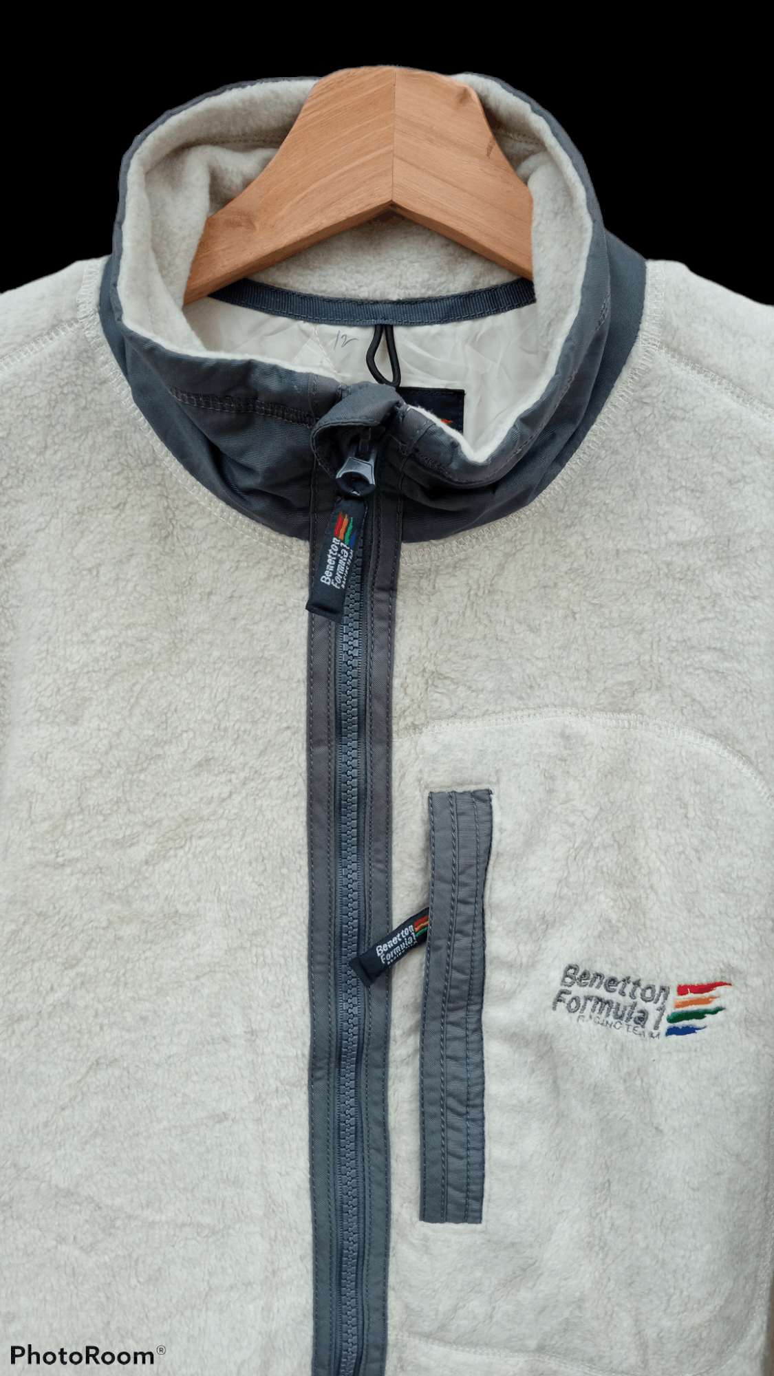 Benetton × Japanese Brand × Vintage 🔥🔥Vintage Benetton Formula 1 Racing Team Fleece Jacket Size US L / EU 52-54 / 3 - 18 Thumbnail