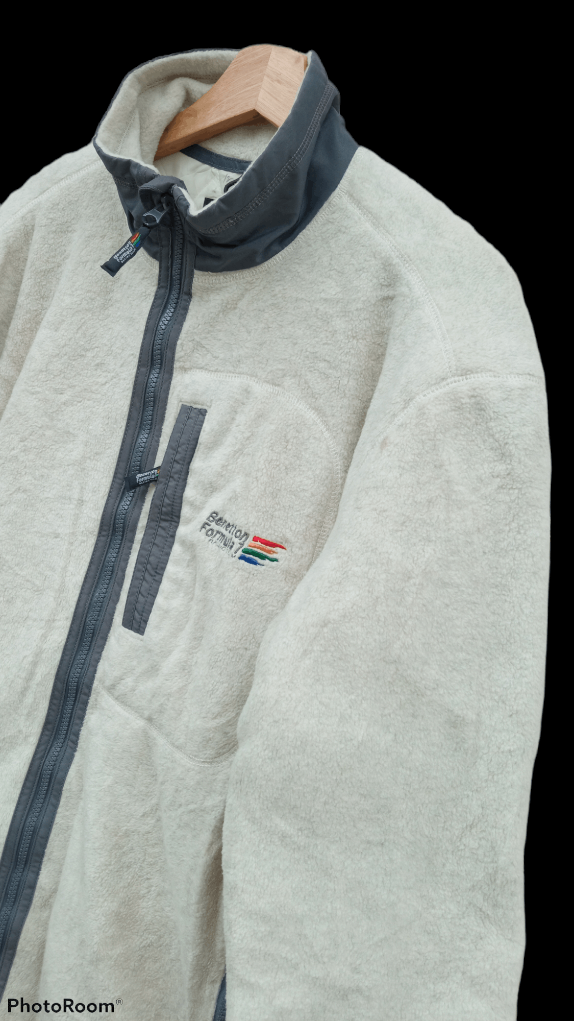 Benetton × Japanese Brand × Vintage 🔥🔥Vintage Benetton Formula 1 Racing Team Fleece Jacket Size US L / EU 52-54 / 3 - 10 Thumbnail