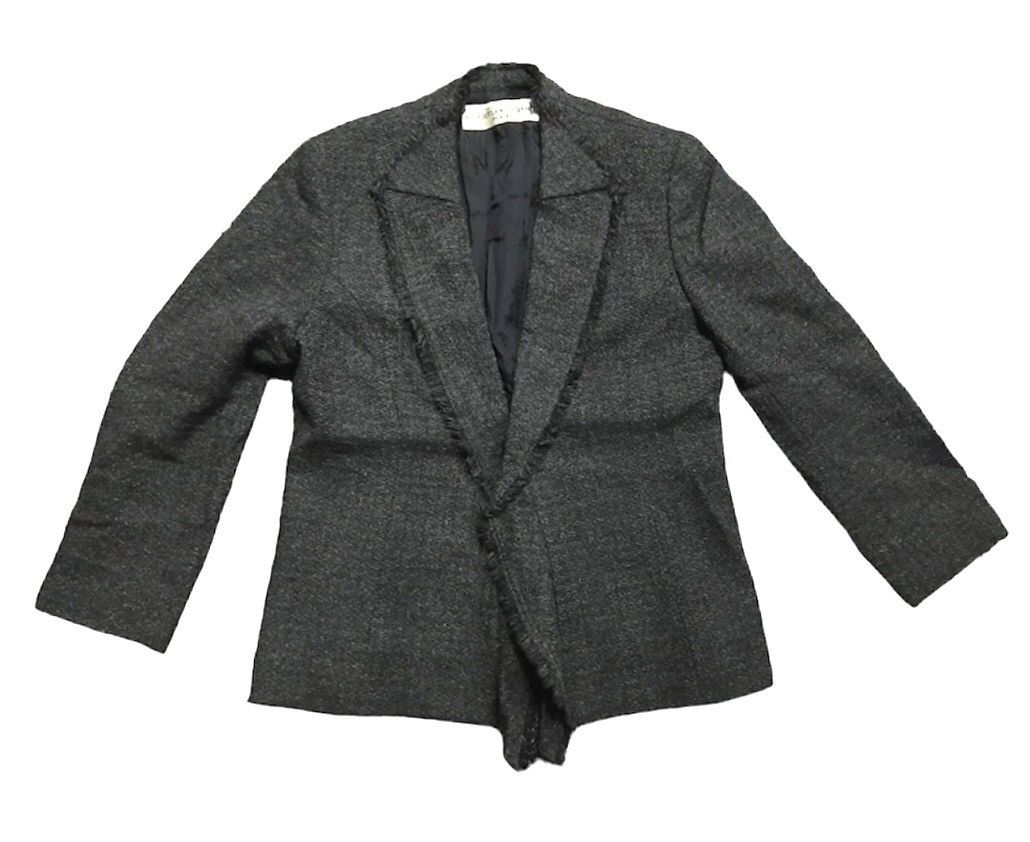 Designer × Vintage VINTAGE CHRISTIAN AUJARD FRENCH FASHION DESIGNER WOOL BLAZER Size S / US 4 / IT 40 - 1 Thumbnail