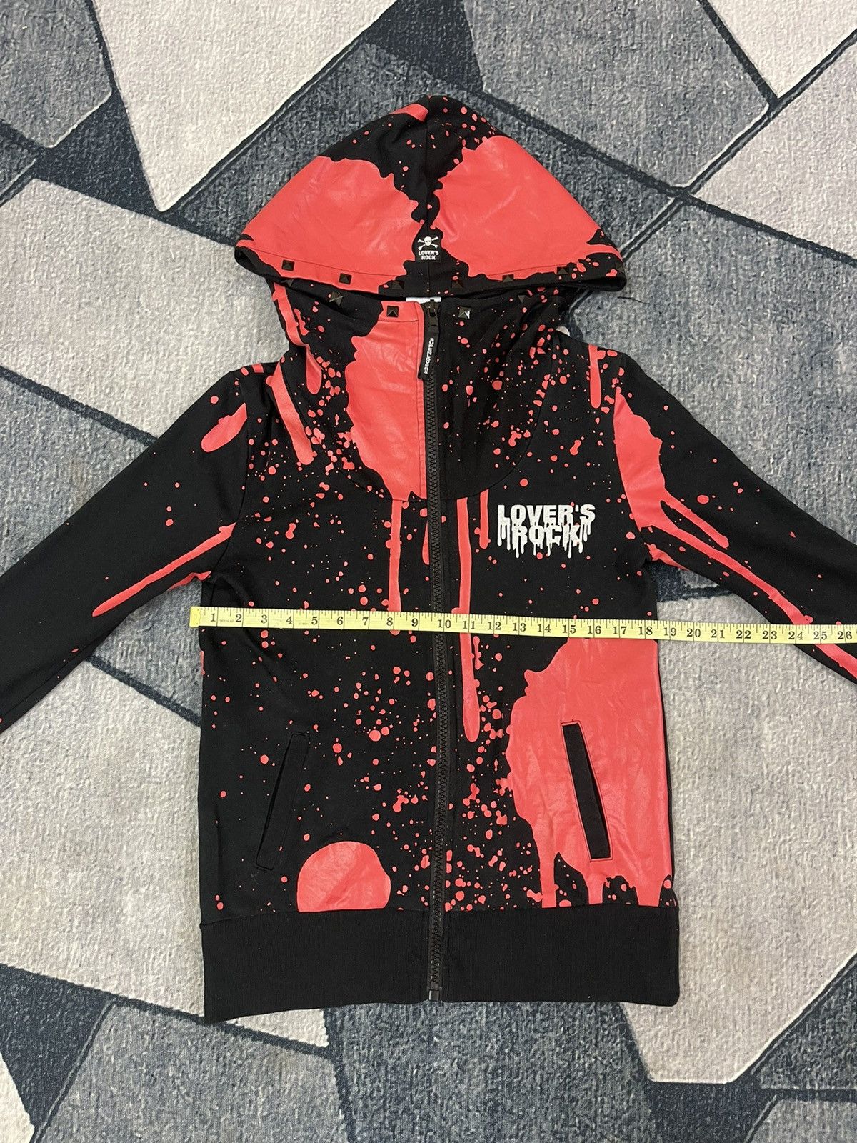 Band Tees Hoodie Punk Overprint Splash Art Japanese Brand Lovers Rock Size US M / EU 48-50 / 2 - 4 Thumbnail