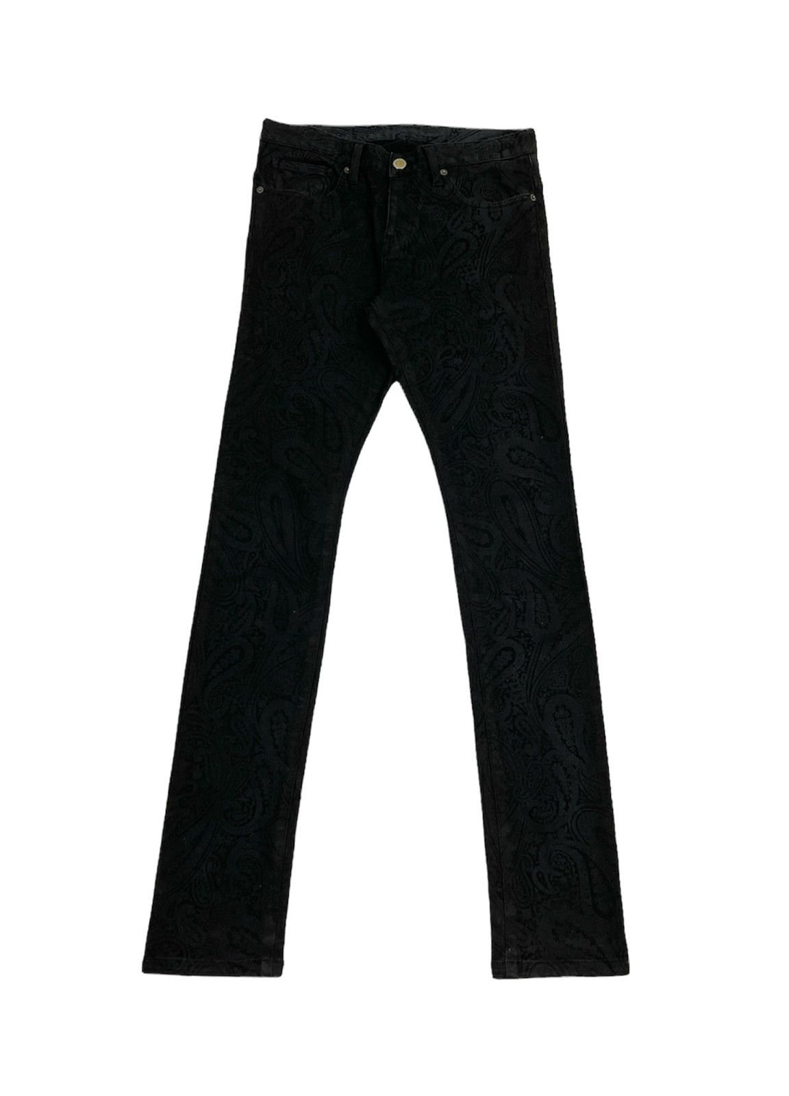 If Six Was Nine Tornado Mart Japan Paisley Skinny Jeans Size US 30 / EU 46 - 3 Thumbnail