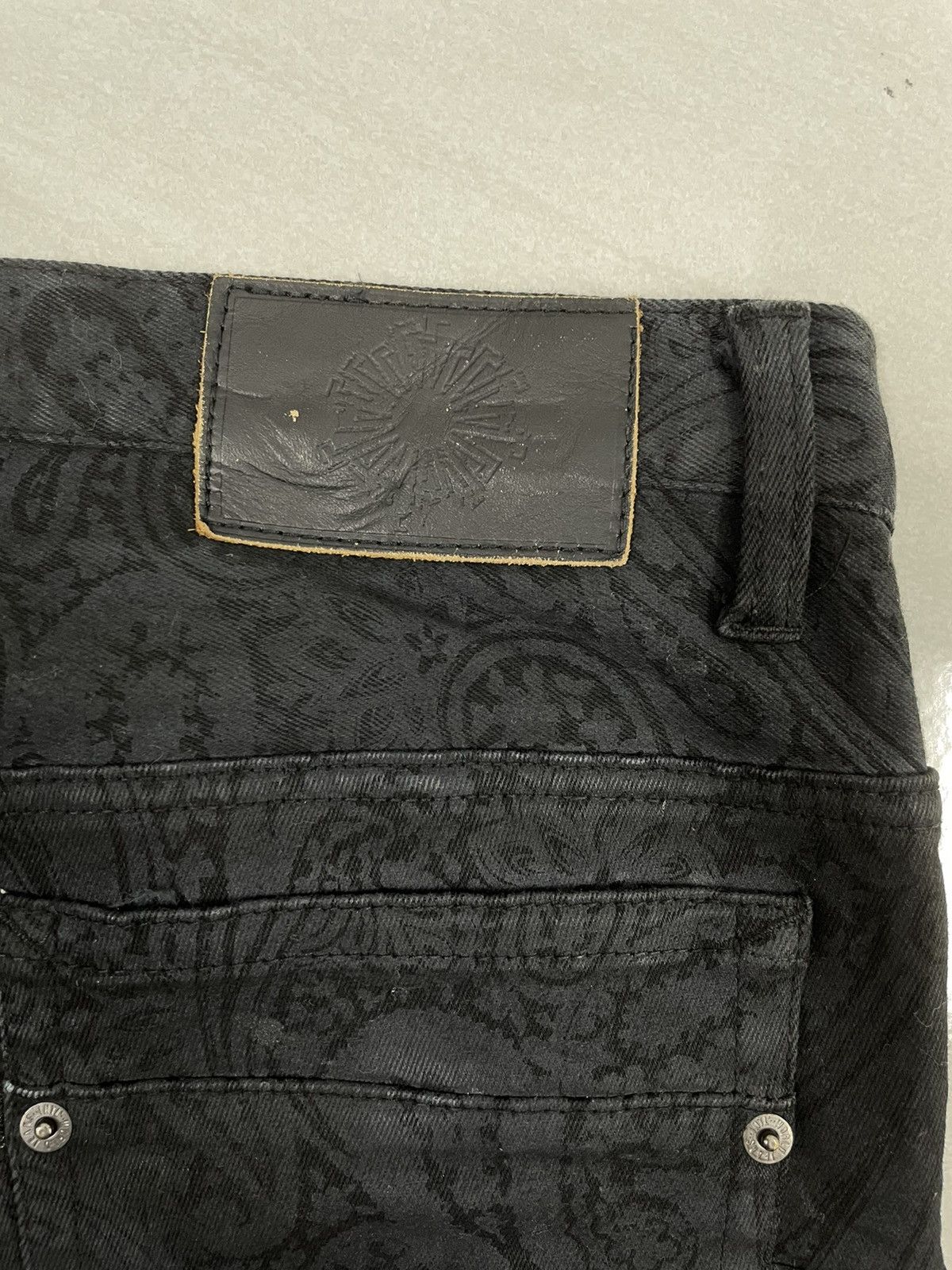 If Six Was Nine Tornado Mart Japan Paisley Skinny Jeans Size US 30 / EU 46 - 8 Thumbnail