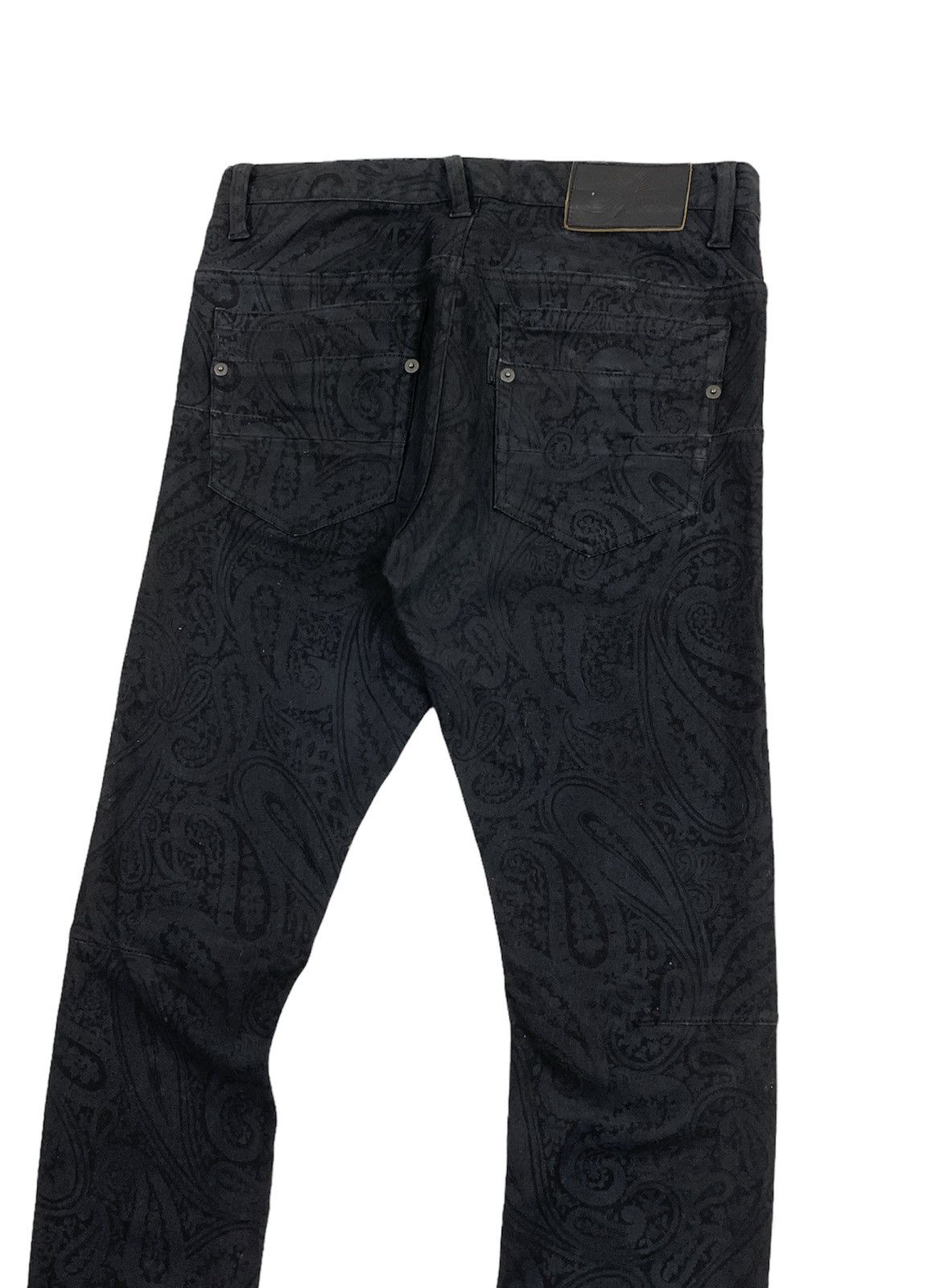 If Six Was Nine Tornado Mart Japan Paisley Skinny Jeans Size US 30 / EU 46 - 6 Thumbnail