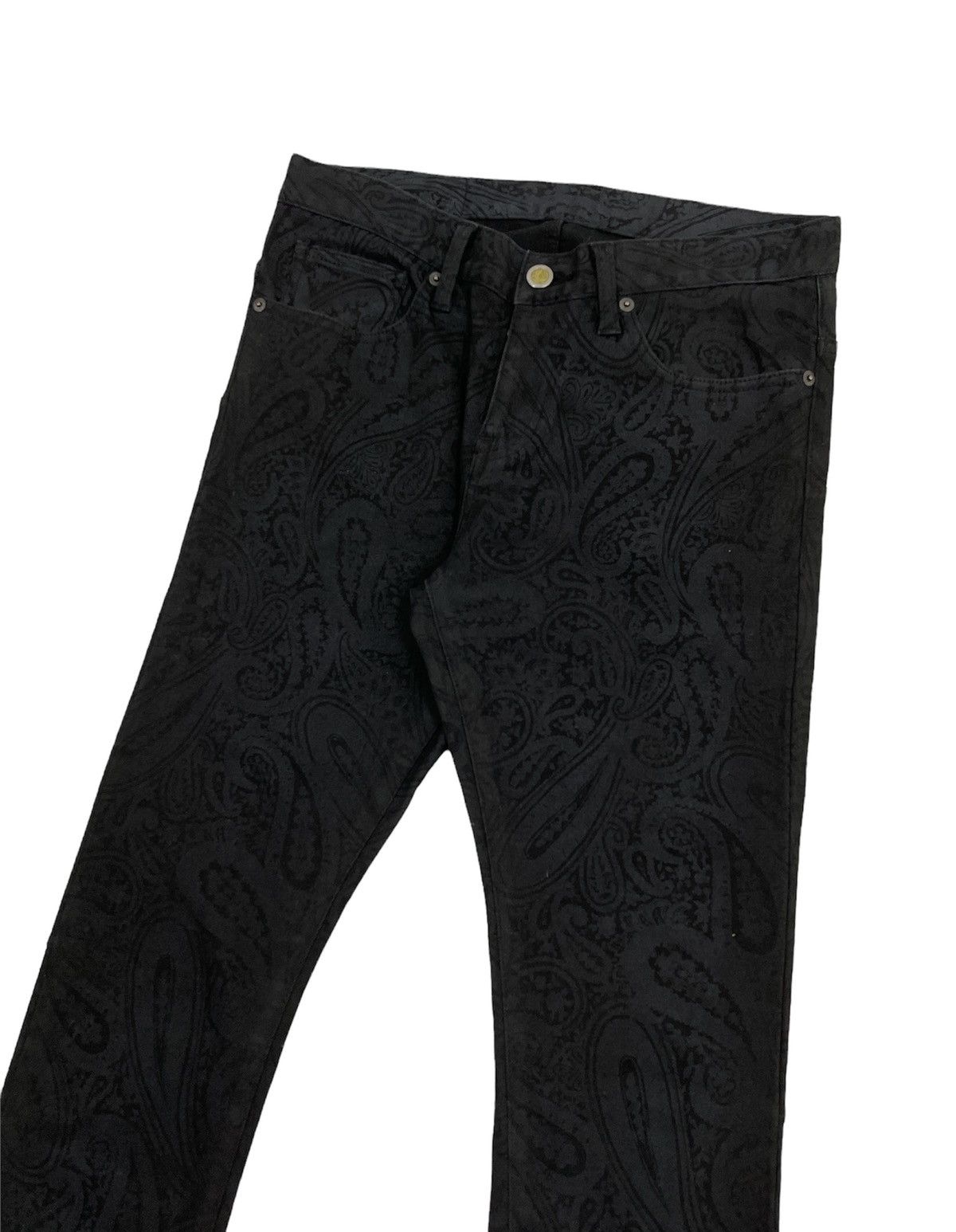 If Six Was Nine Tornado Mart Japan Paisley Skinny Jeans Size US 30 / EU 46 - 2 Thumbnail