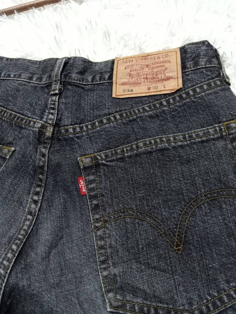 Levi's × Vintage VINTAGE 90s LEVI'S SUPER BLACK SHORT DISTRESSED DENIM JAPAN Size US 30 / EU 46 - 3 Thumbnail