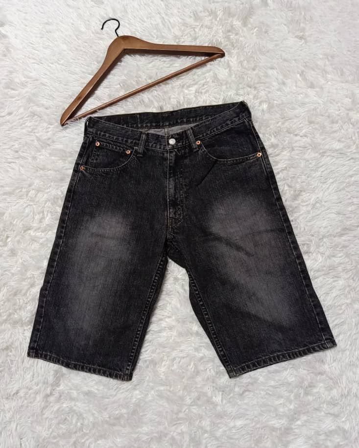 Levi's × Vintage VINTAGE 90s LEVI'S SUPER BLACK SHORT DISTRESSED DENIM JAPAN Size US 30 / EU 46 - 2 Thumbnail