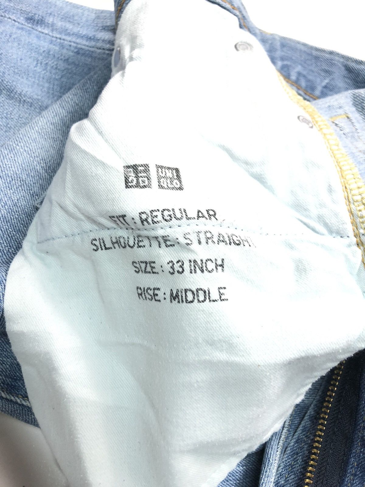 Uniqlo × Vintage VINTAGE UNIQLO SELVEDGE REGULAR STRAIGHT BLUE WASH DENIM Size US 32 / EU 48 - 8 Thumbnail