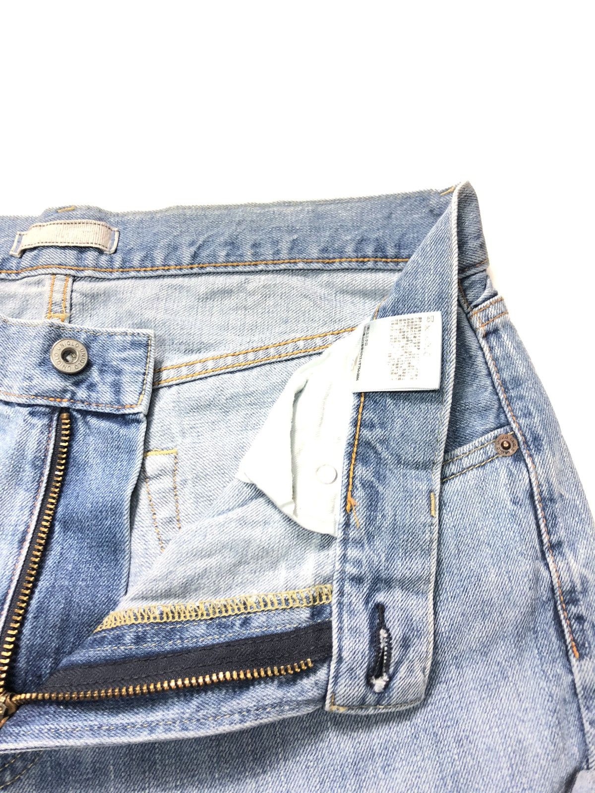 Uniqlo × Vintage VINTAGE UNIQLO SELVEDGE REGULAR STRAIGHT BLUE WASH DENIM Size US 32 / EU 48 - 5 Thumbnail