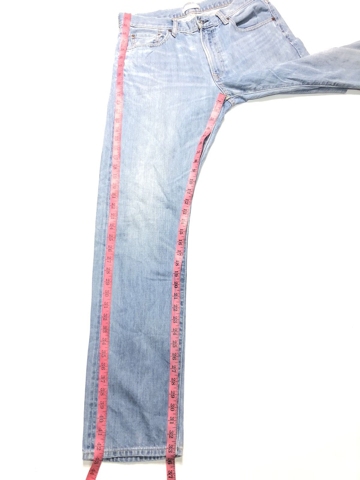 Uniqlo × Vintage VINTAGE UNIQLO SELVEDGE REGULAR STRAIGHT BLUE WASH DENIM Size US 32 / EU 48 - 14 Thumbnail