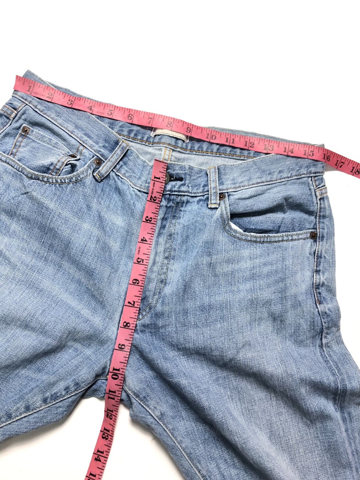 Uniqlo × Vintage VINTAGE UNIQLO SELVEDGE REGULAR STRAIGHT BLUE WASH DENIM Size US 32 / EU 48 - 13 Thumbnail