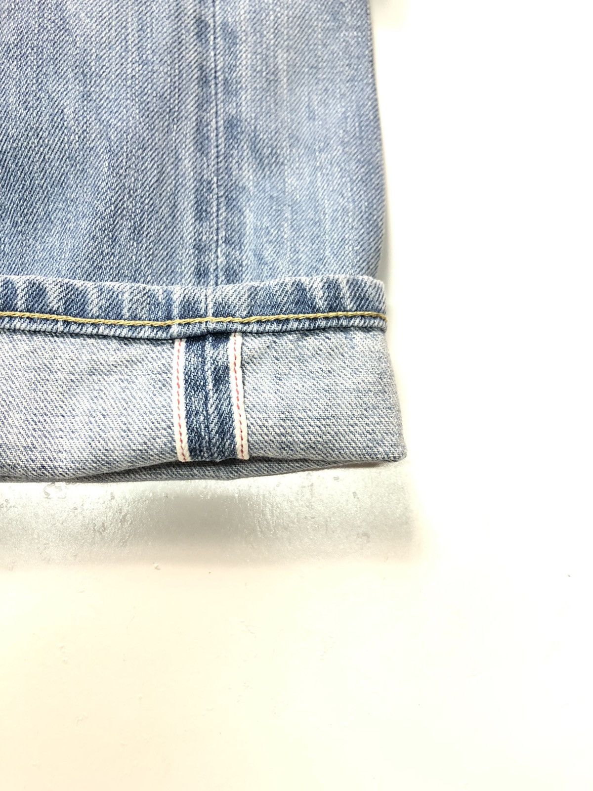 Uniqlo × Vintage VINTAGE UNIQLO SELVEDGE REGULAR STRAIGHT BLUE WASH DENIM Size US 32 / EU 48 - 3 Thumbnail