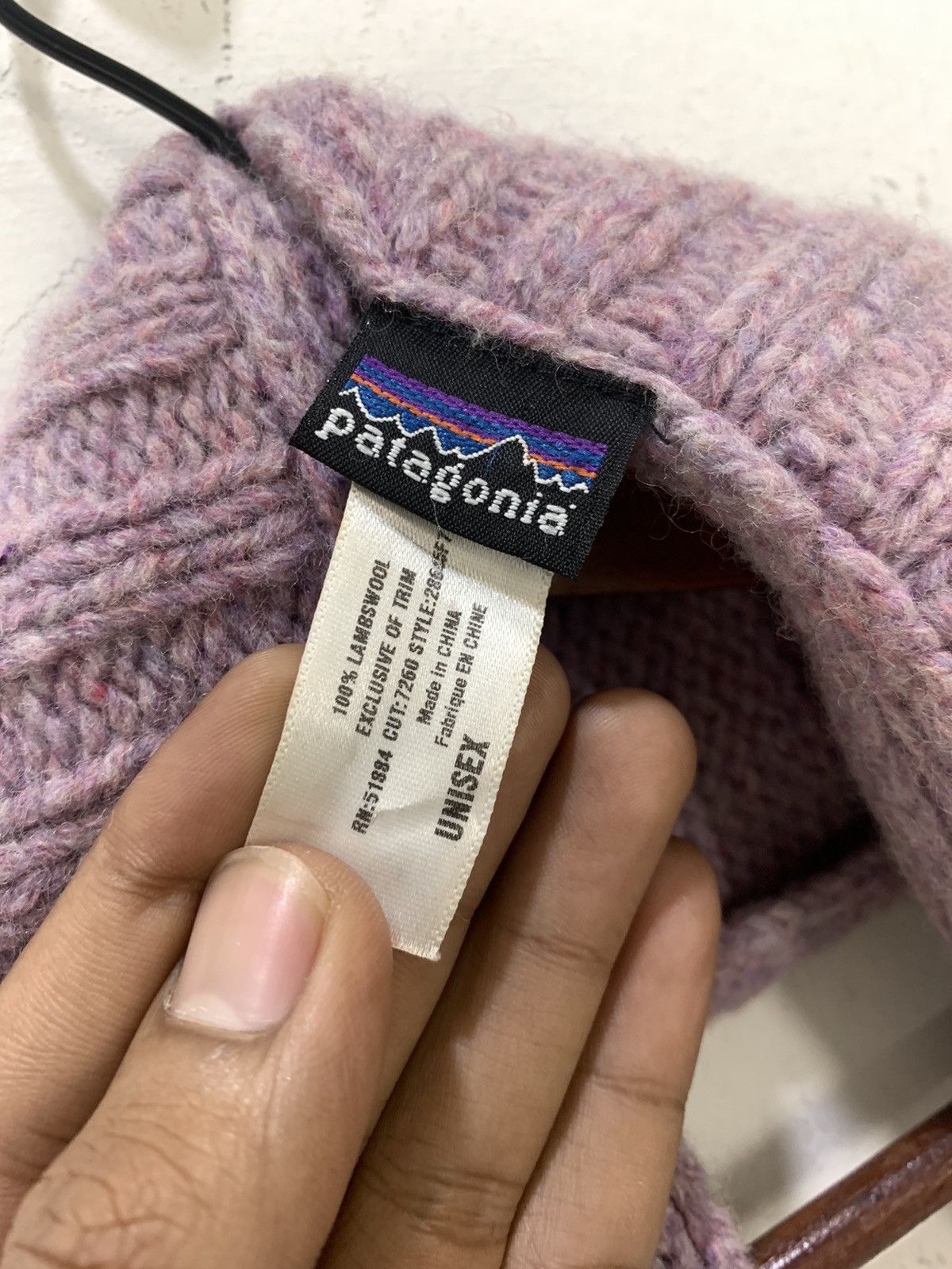 Other × Patagonia PATAGONIA LambsWool Collared Blend Knitwear Muffler Scarf Size ONE SIZE - 9 Thumbnail