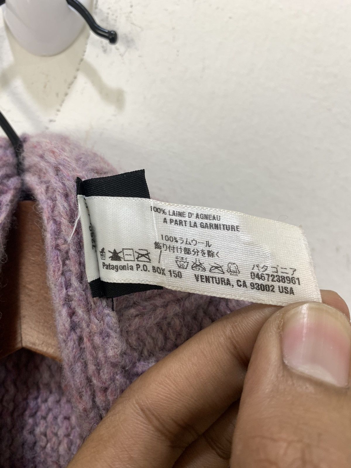 Other × Patagonia PATAGONIA LambsWool Collared Blend Knitwear Muffler Scarf Size ONE SIZE - 10 Thumbnail