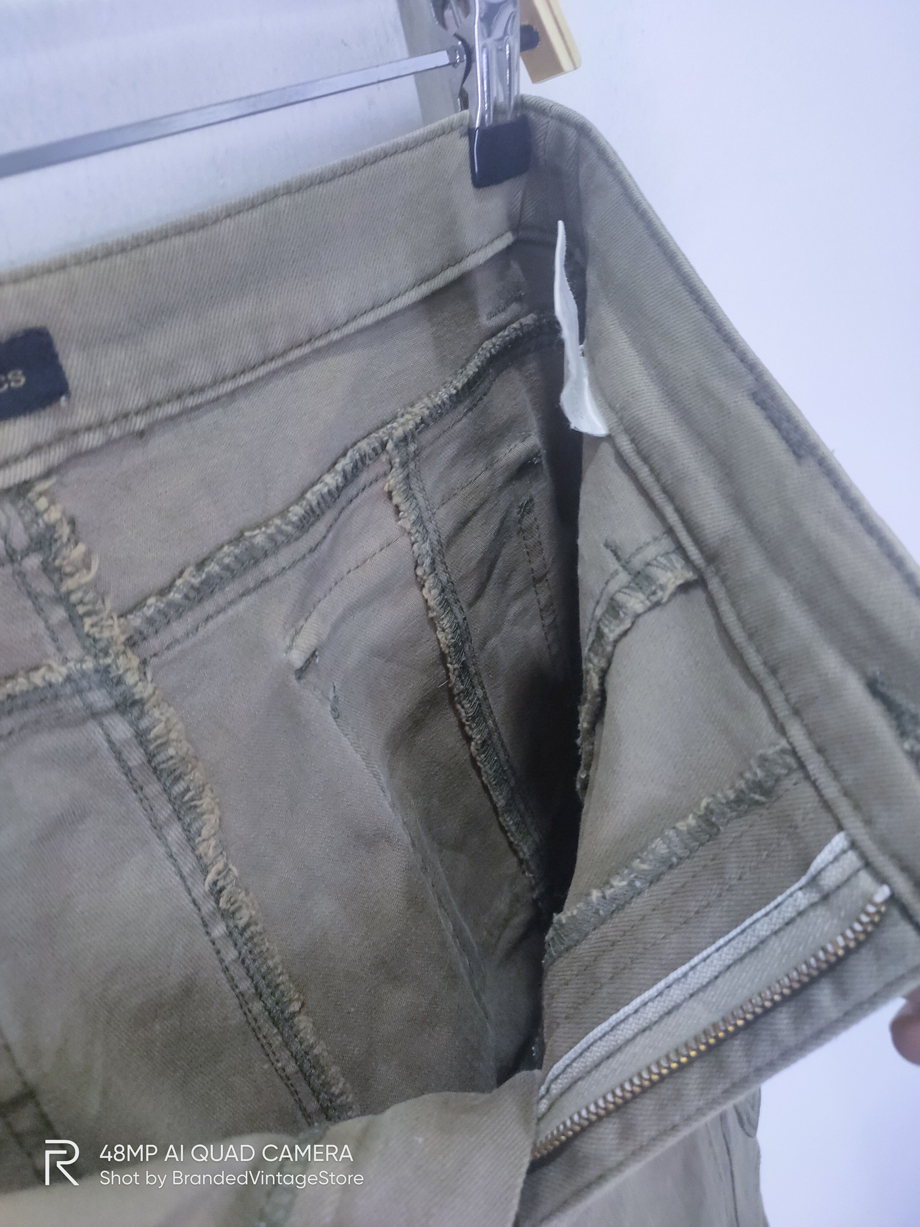 Japanese Brand Vintage DAILY TOPIC Flare Tactical Denim Cargo Pants Jeans Size 30" / US 8 / IT 44 - 8 Thumbnail