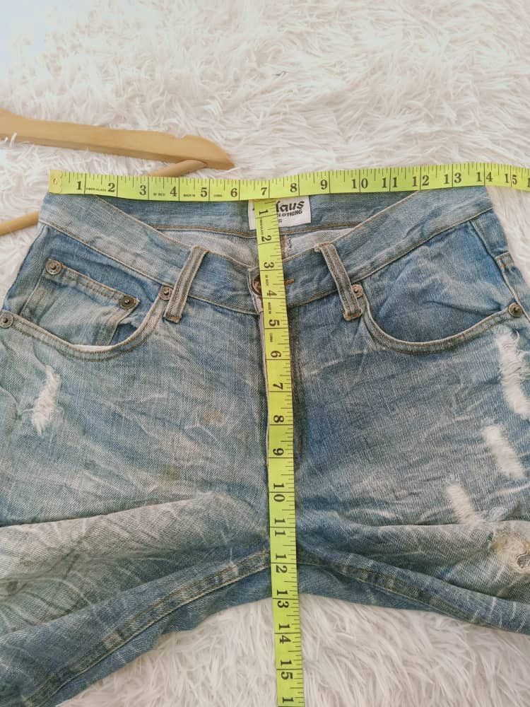 Japanese Brand × Vintage VINTAGE NYLAUS SHORT DISTRESSED DENIM JAPAN 🇯🇵 Size US 30 / EU 46 - 8 Thumbnail