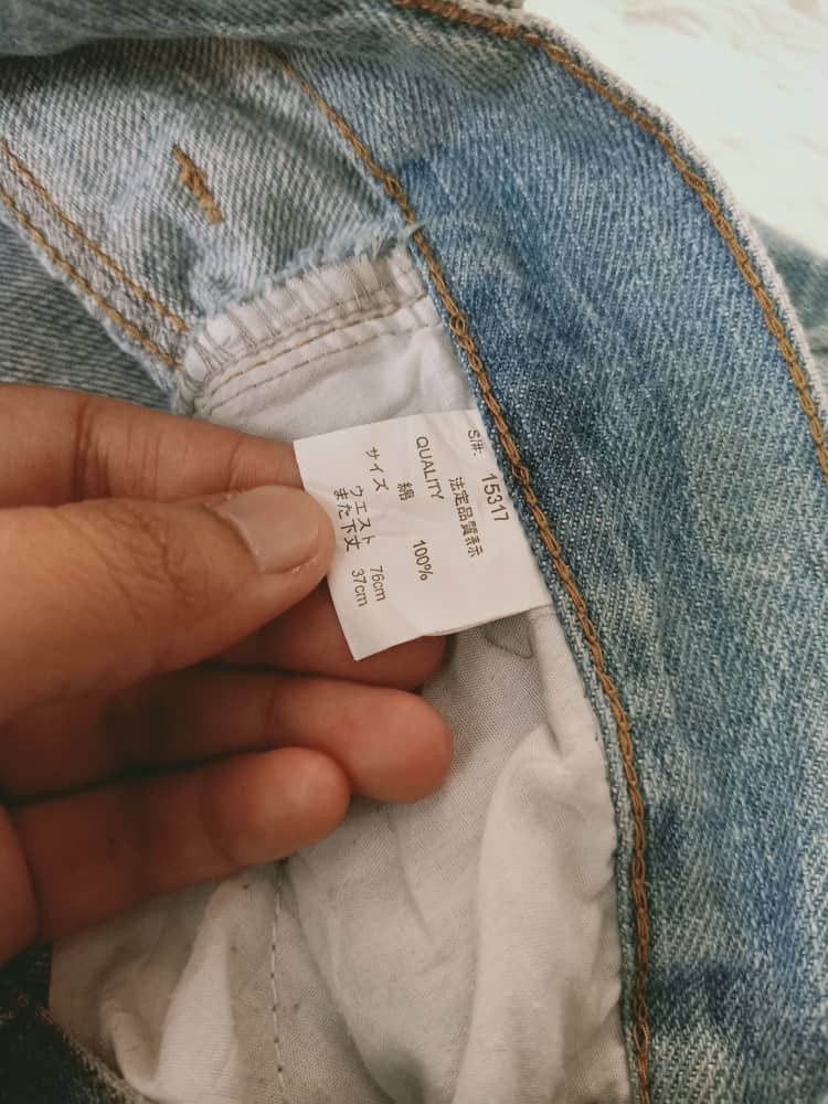 Japanese Brand × Vintage VINTAGE NYLAUS SHORT DISTRESSED DENIM JAPAN 🇯🇵 Size US 30 / EU 46 - 7 Thumbnail