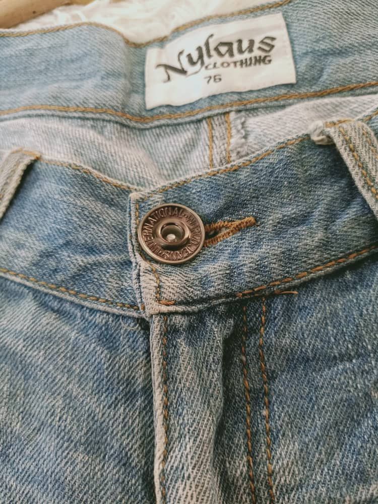 Japanese Brand × Vintage VINTAGE NYLAUS SHORT DISTRESSED DENIM JAPAN 🇯🇵 Size US 30 / EU 46 - 5 Thumbnail