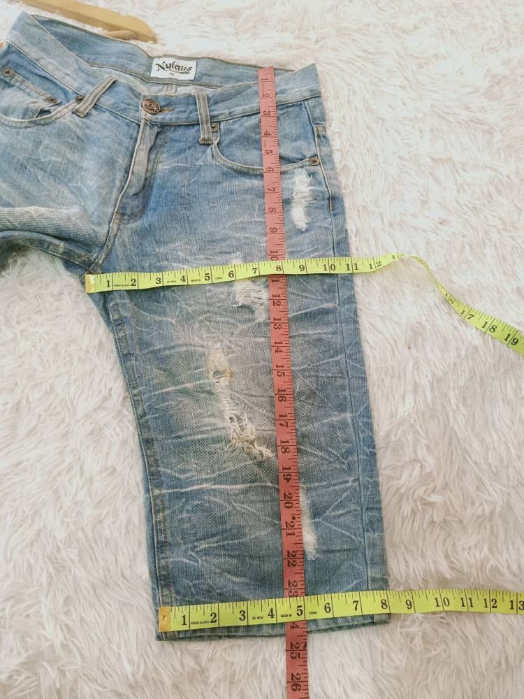 Japanese Brand × Vintage VINTAGE NYLAUS SHORT DISTRESSED DENIM JAPAN 🇯🇵 Size US 30 / EU 46 - 9 Thumbnail