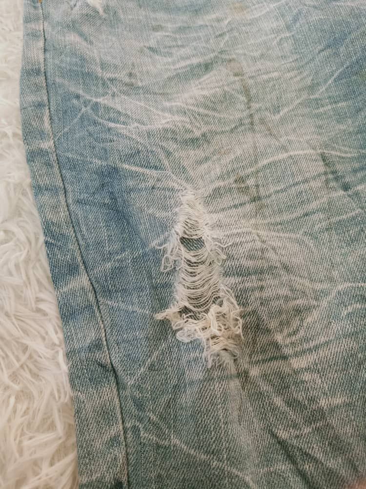 Japanese Brand × Vintage VINTAGE NYLAUS SHORT DISTRESSED DENIM JAPAN 🇯🇵 Size US 30 / EU 46 - 4 Thumbnail