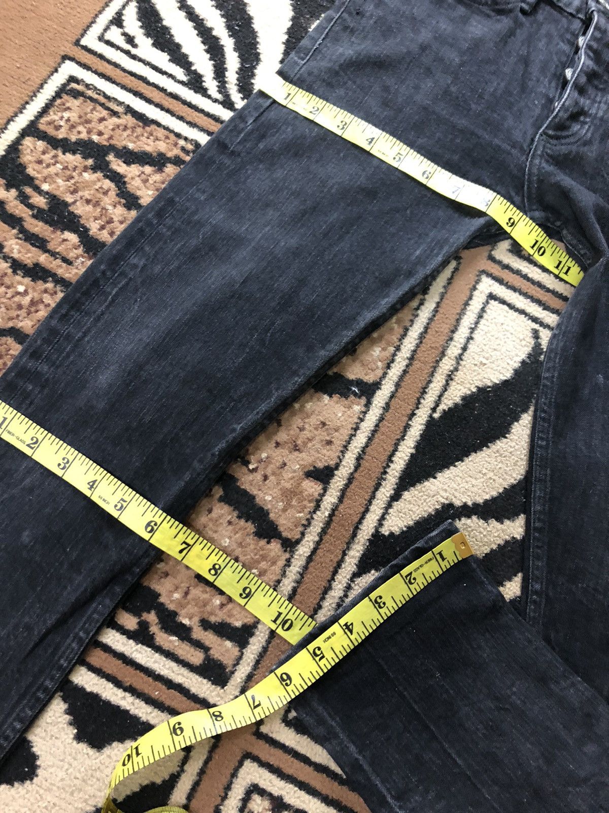 Gustin × Salvage × Vintage VINTAGE SELVEDGE GUSTIN SLIM FIT SUPER BLACK DENIM Size US 28 / EU 44 - 16 Thumbnail