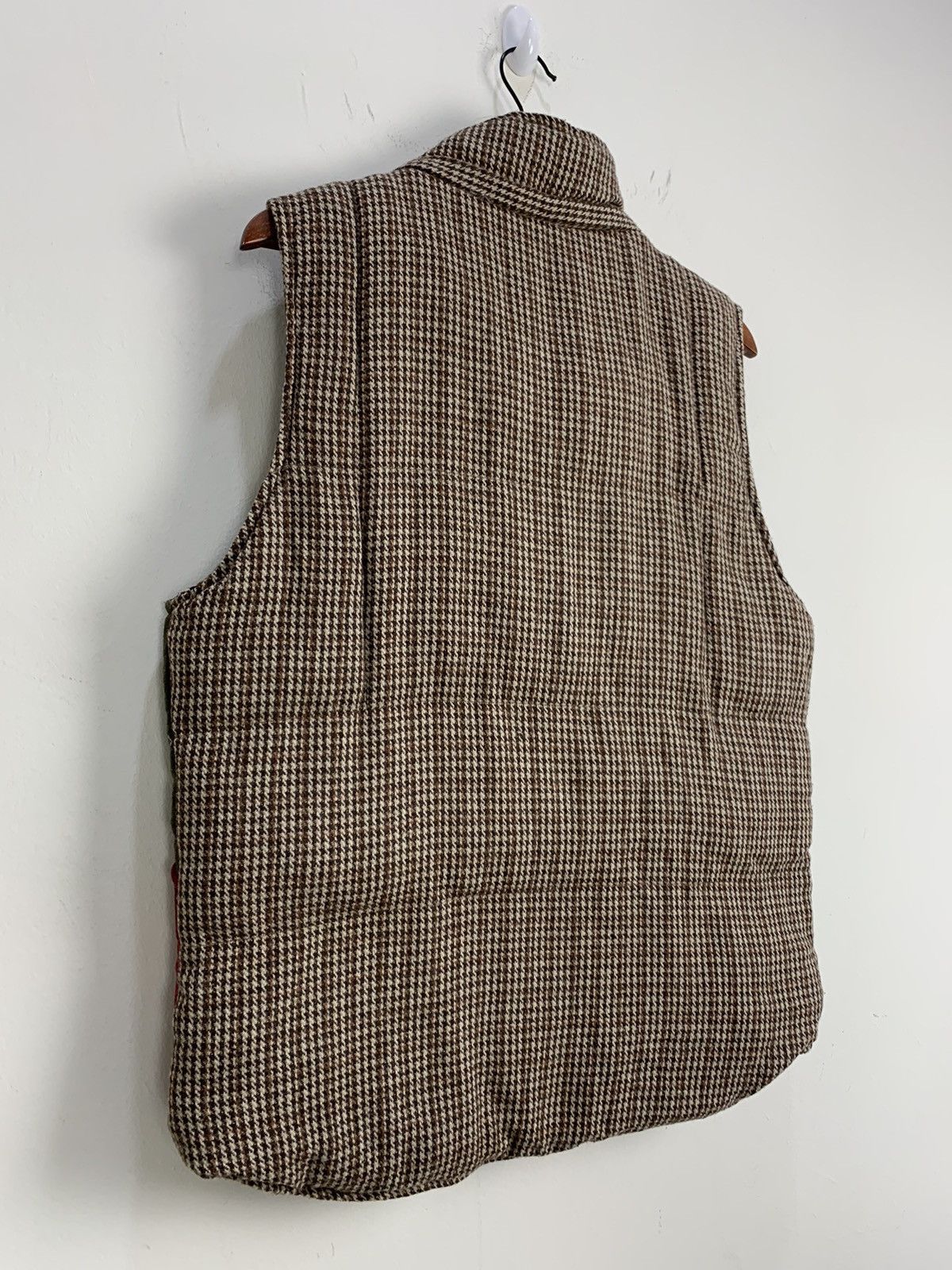 Harris Tweed × Japanese Brand HARRIS TWEED CORISCO Patchwork Houndstooth Art Vest Jacket Size US M / EU 48-50 / 2 - 12 Thumbnail